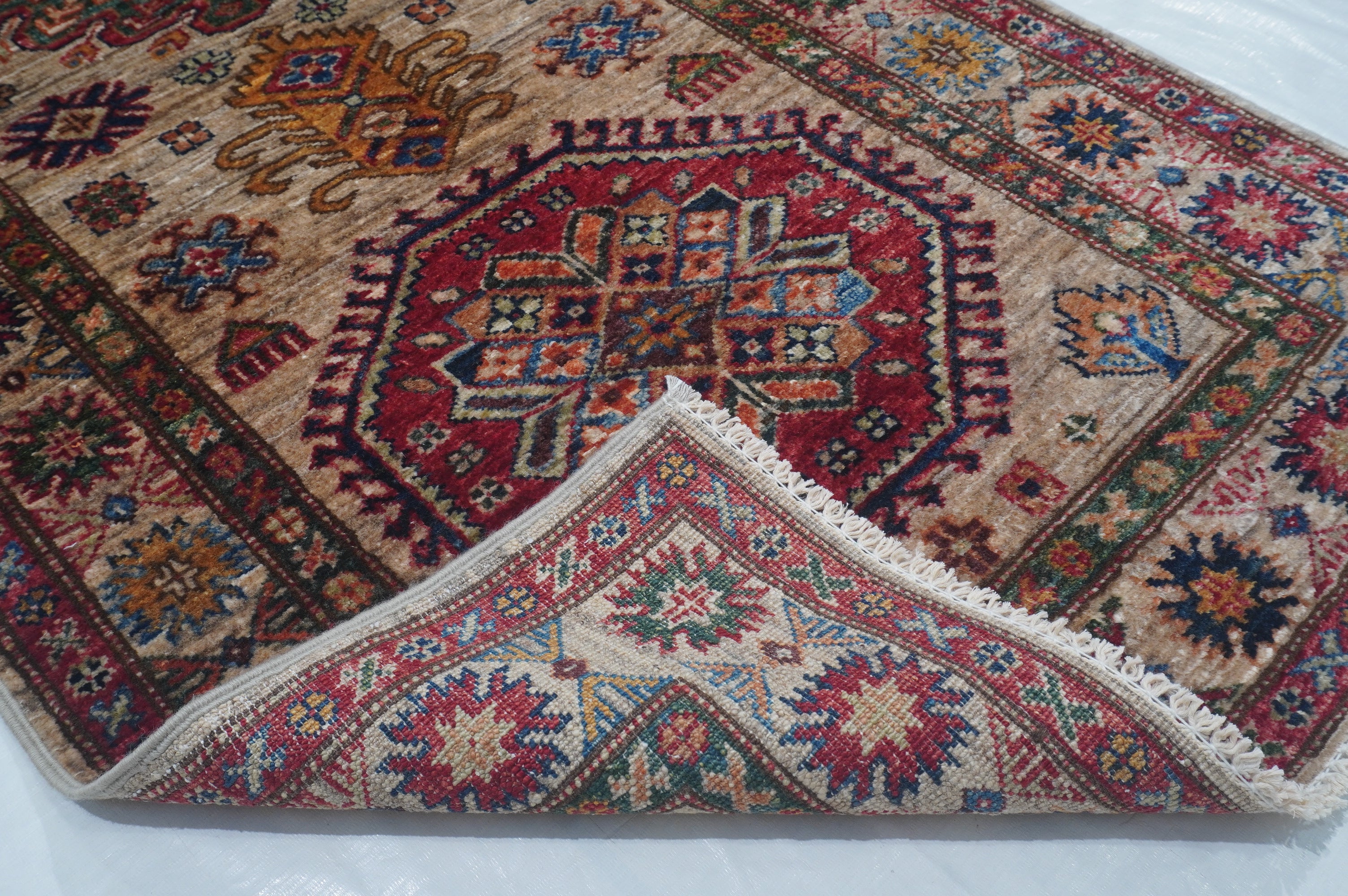Supreme Kazak Grey Rug PC 53126 - 3.04m X 0.78m