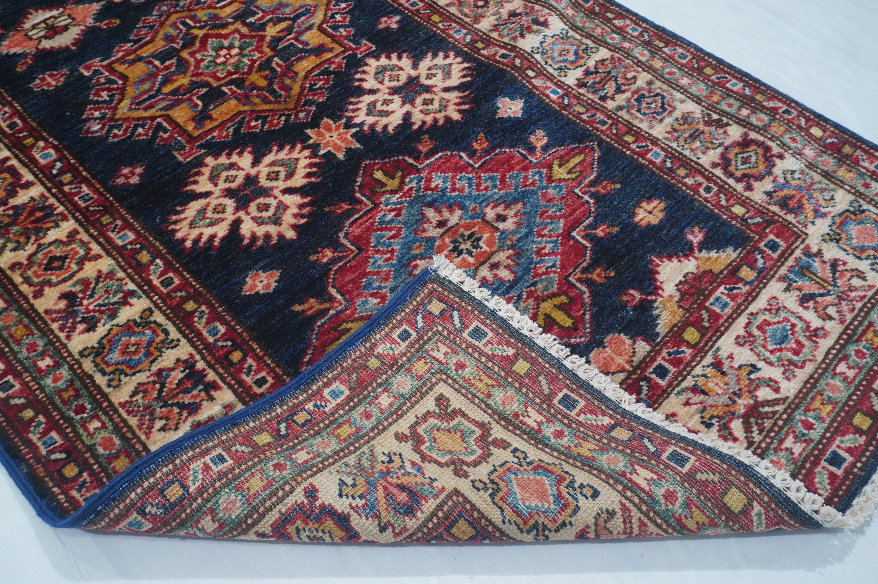 Supreme Kazak Blue Rug PC 53127 - 3.12m X 0.79m