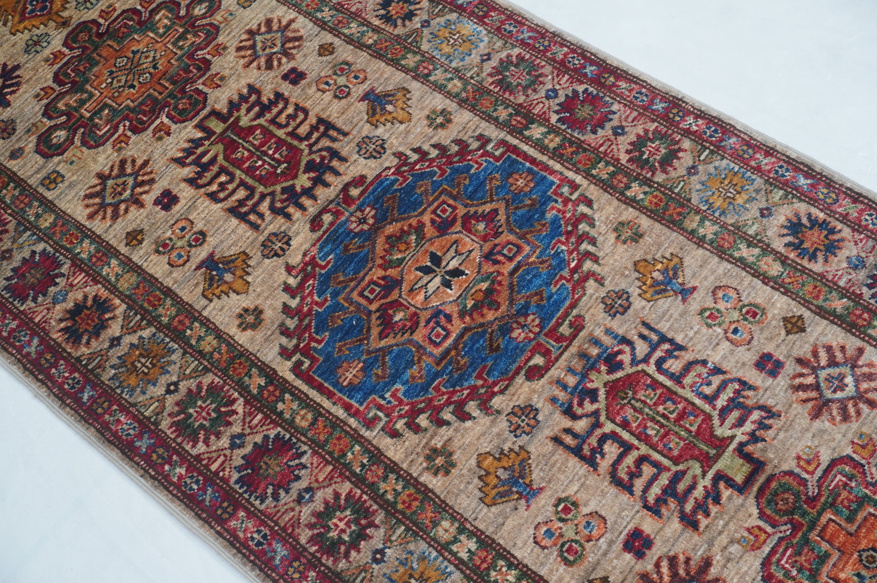 Supreme Kazak Grey Rug PC 53128 - 3.07m X 0.78m