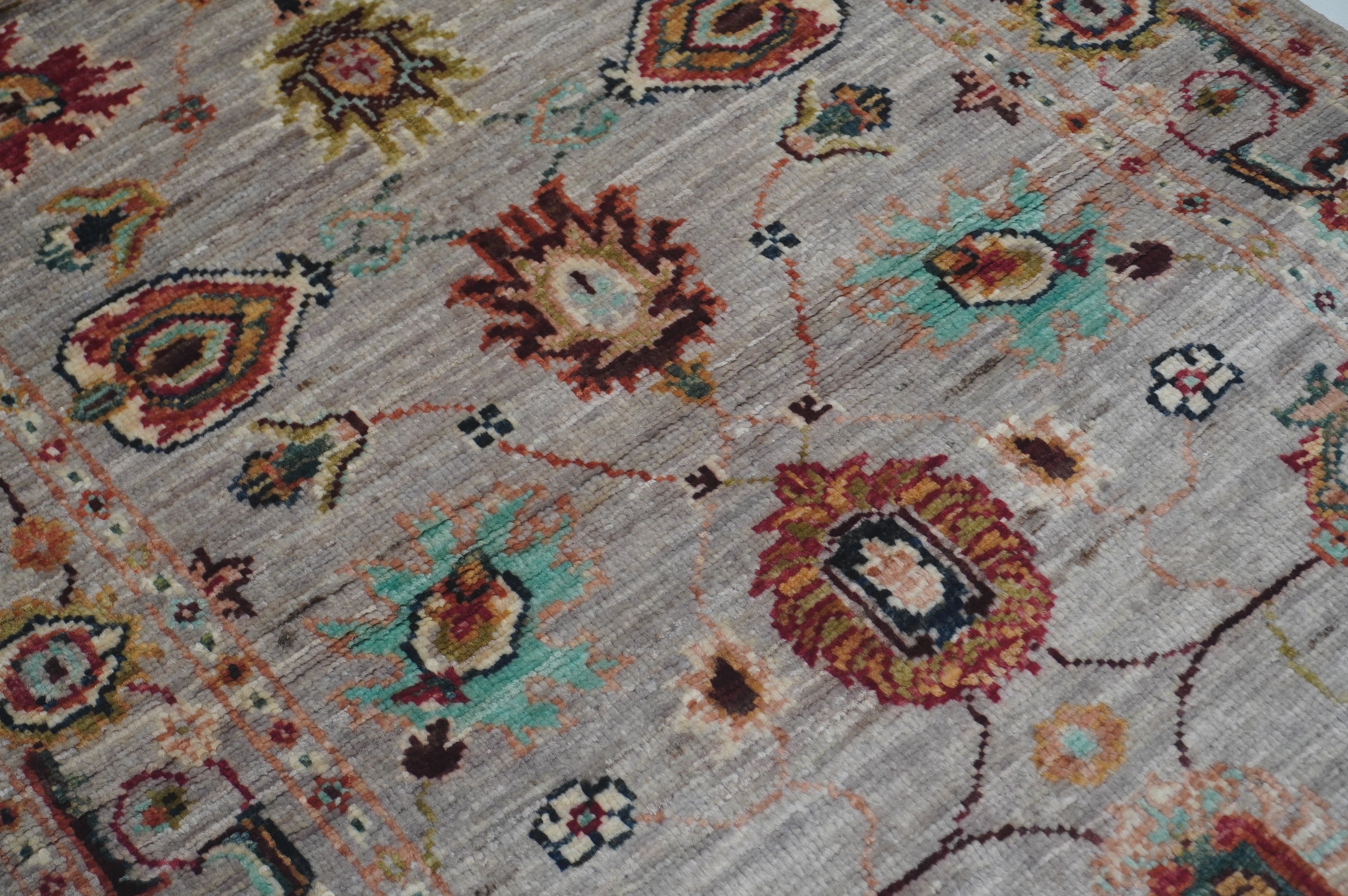 Sultani Grey Rug PC 53252 - 1.78m X 0.62m