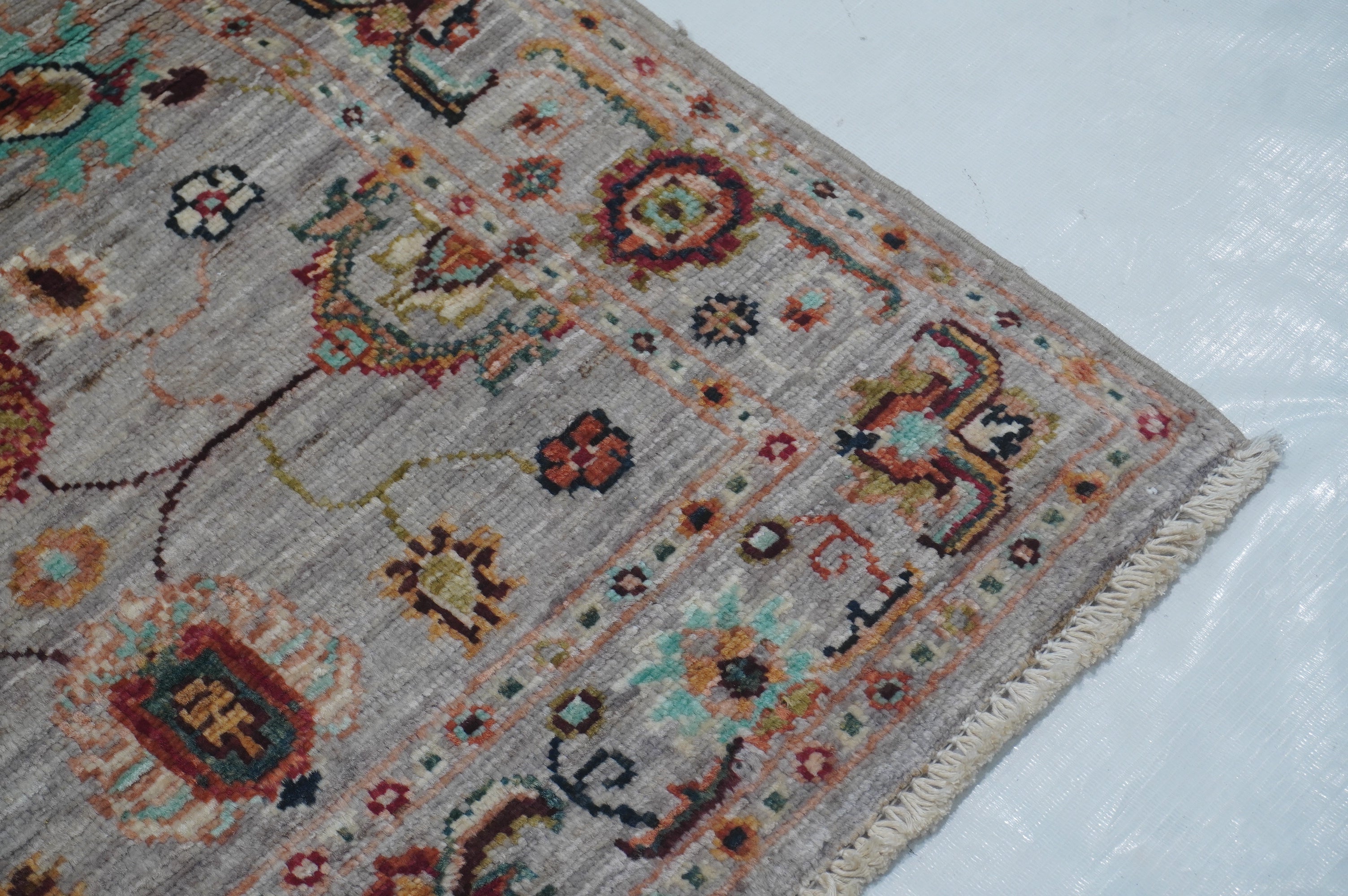 Sultani Grey Rug PC 53252 - 1.78m X 0.62m