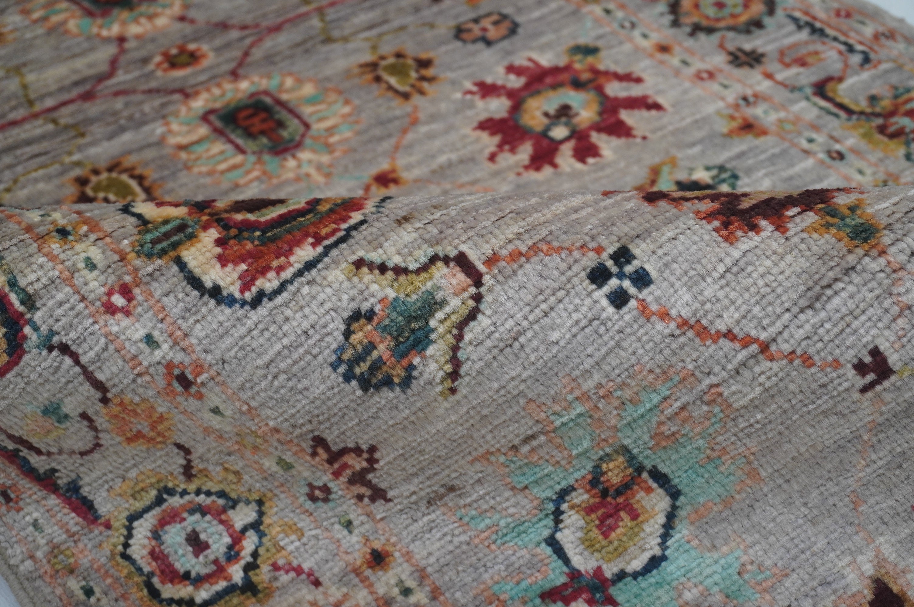 Sultani Grey Rug PC 53252 - 1.78m X 0.62m