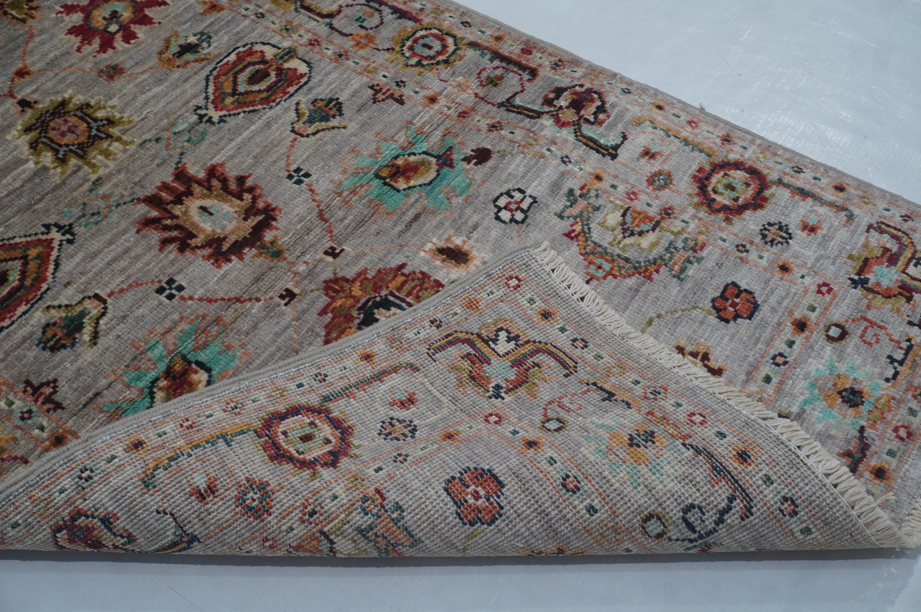 Sultani Grey Rug PC 53252 - 1.78m X 0.62m