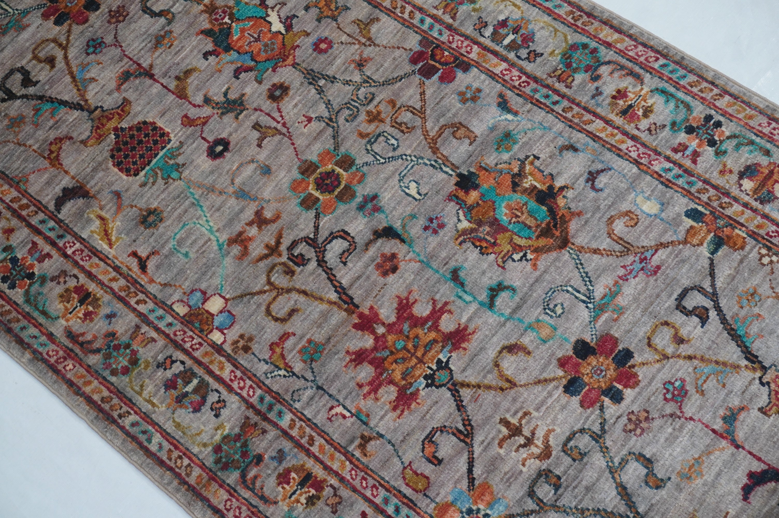 Sultani Brown Rug PC 53253 - 1.93m X 0.77m