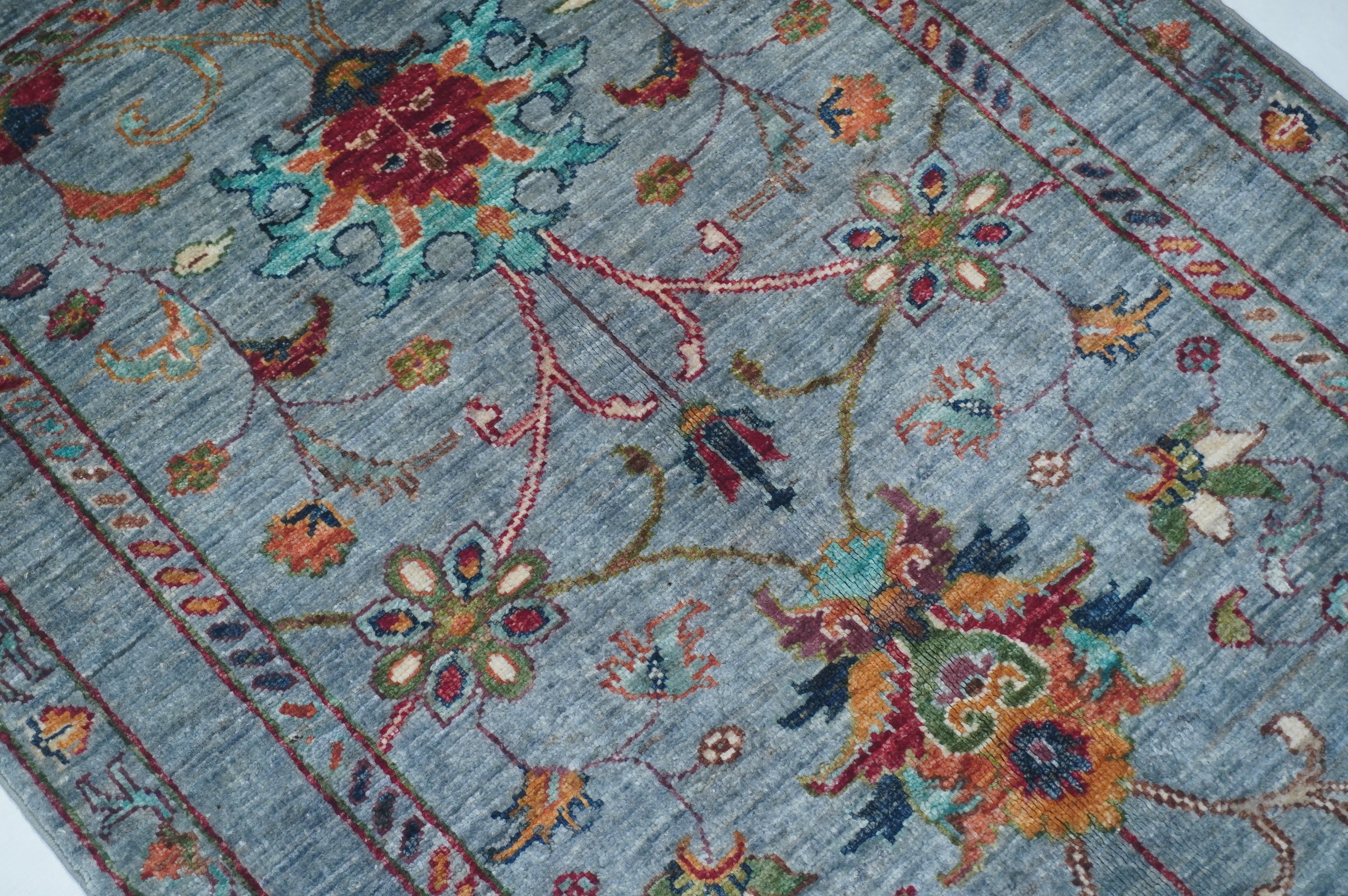 Sultani Grey Rug PC 53316 - 1.19m X 0.82m