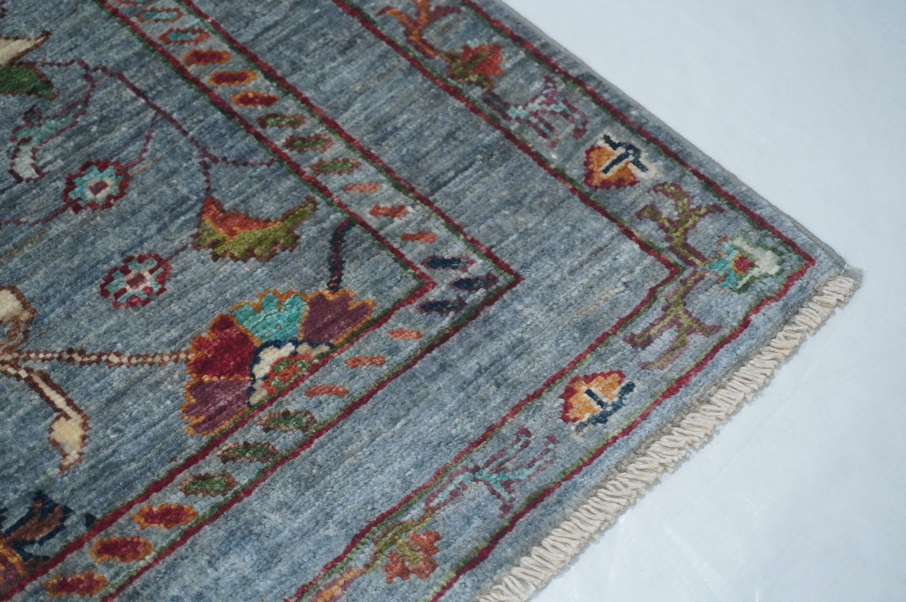 Sultani Grey Rug PC 53316 - 1.19m X 0.82m