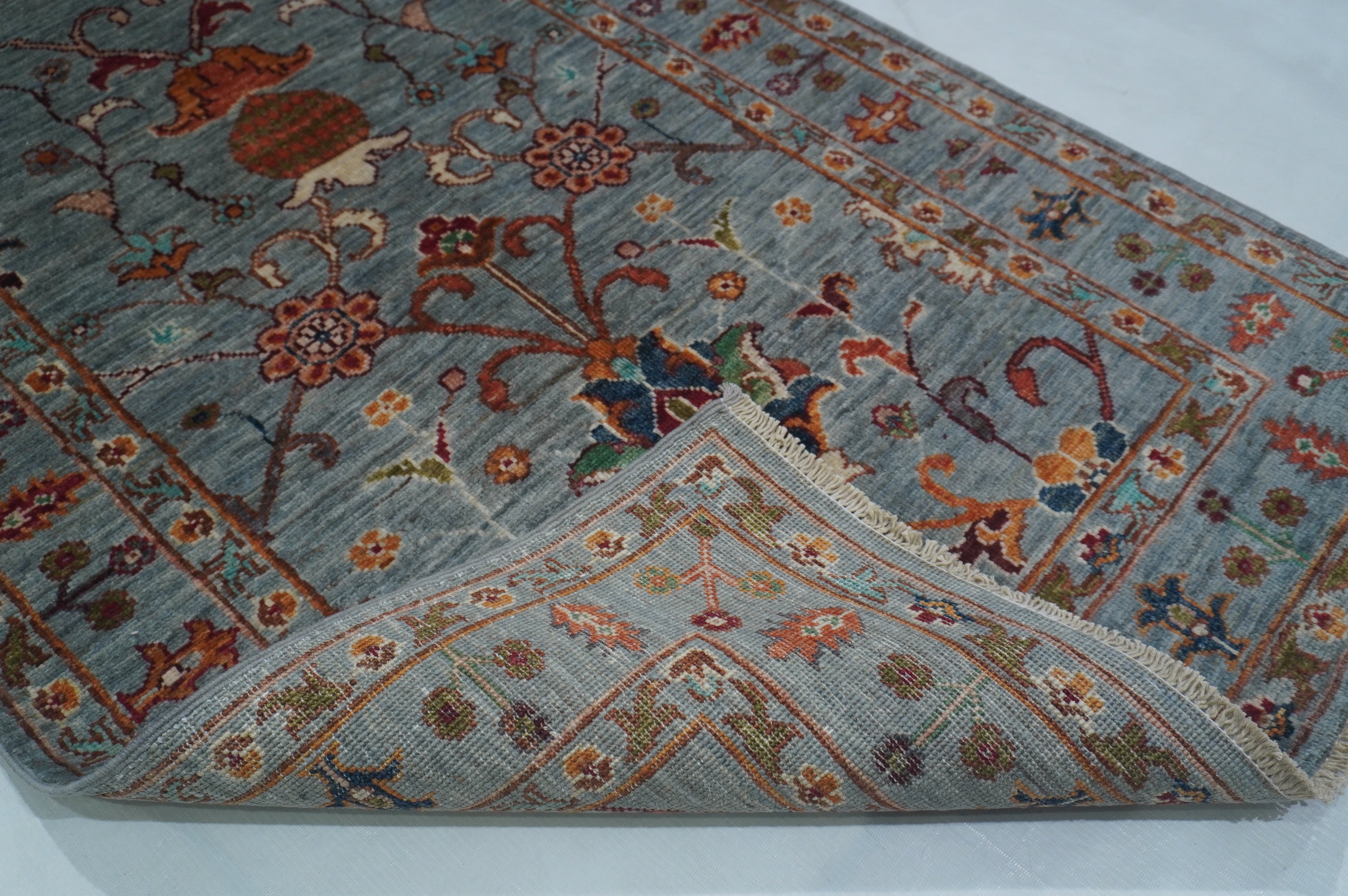 Sultani Grey Rug PC 53324 - 1.30m X 0.81m