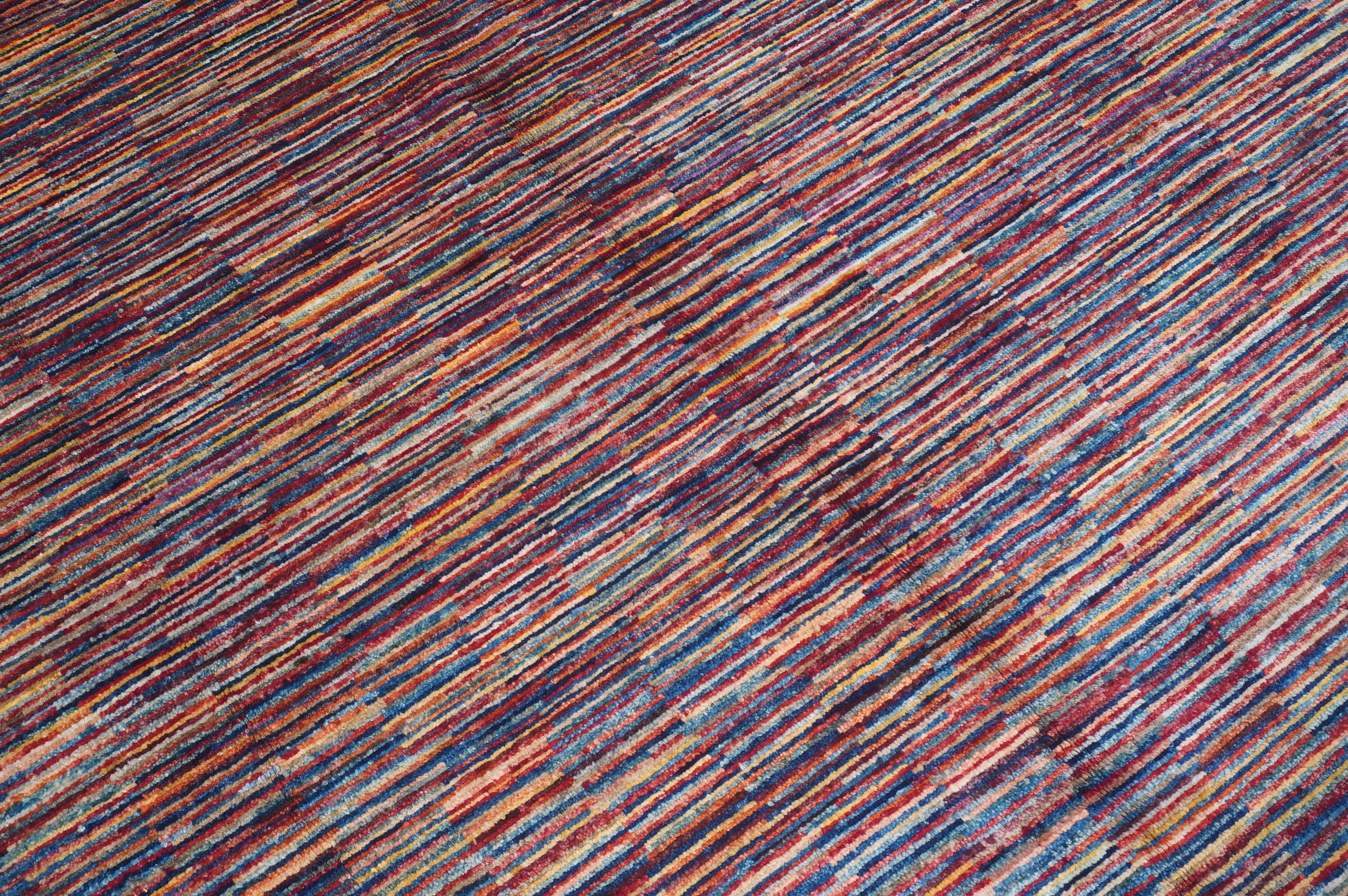 Stripe Gabbeh Multi Rug PC 54755 - 2.94m X 2.01m
