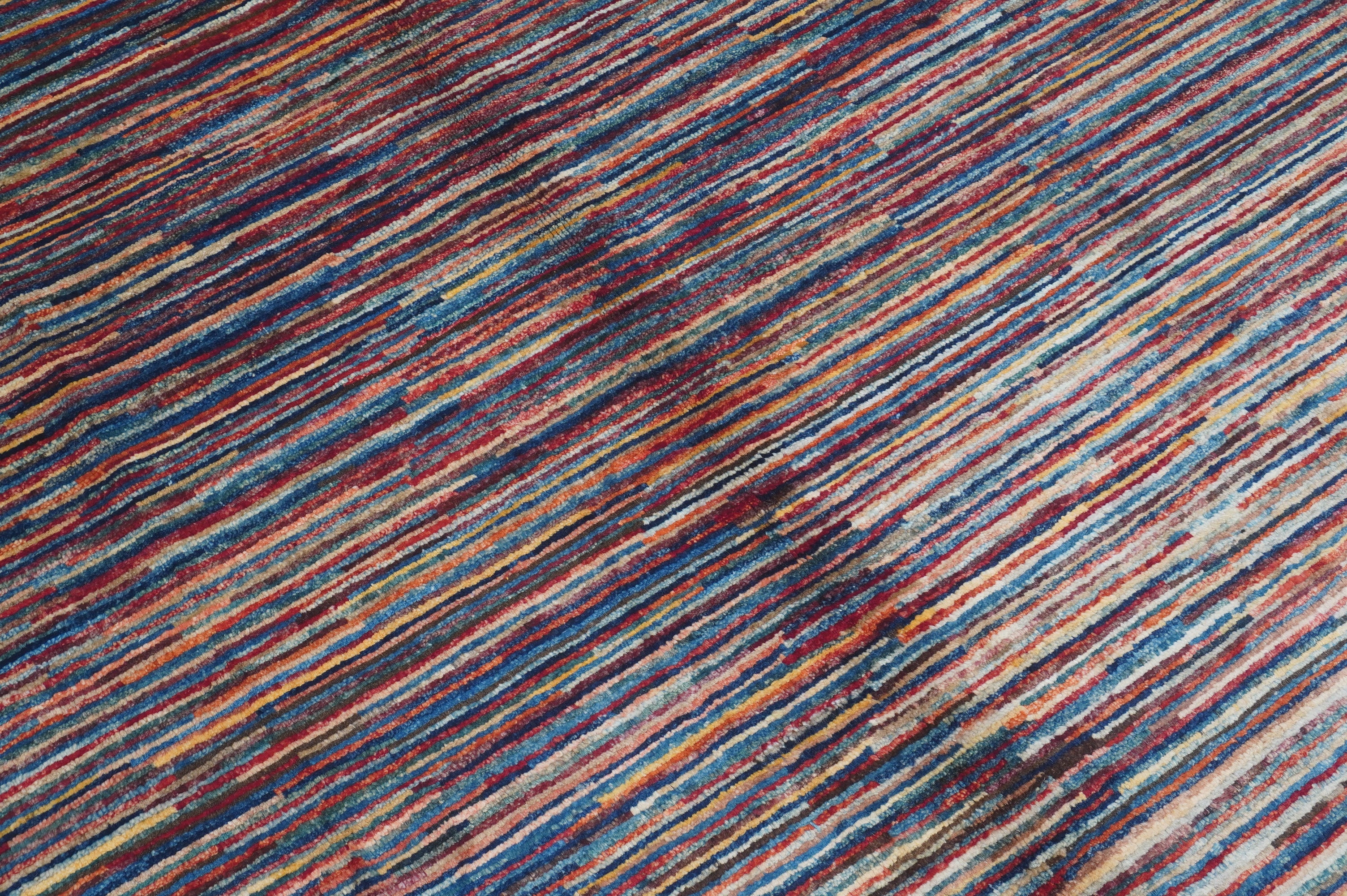 Stripe Gabbeh Multi Rug PC 54805 - 1.96m X 1.45m