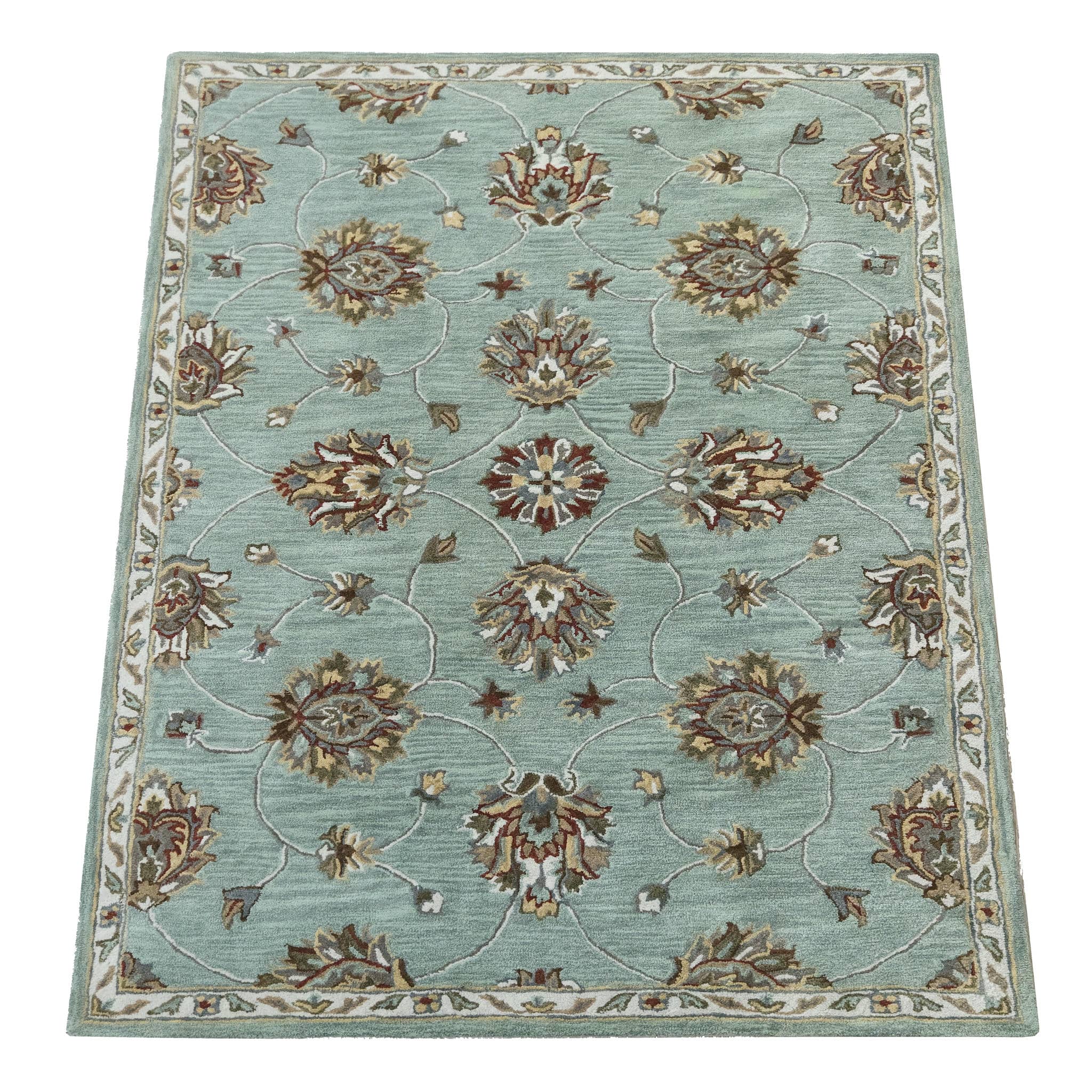 Sarnath Green Rug