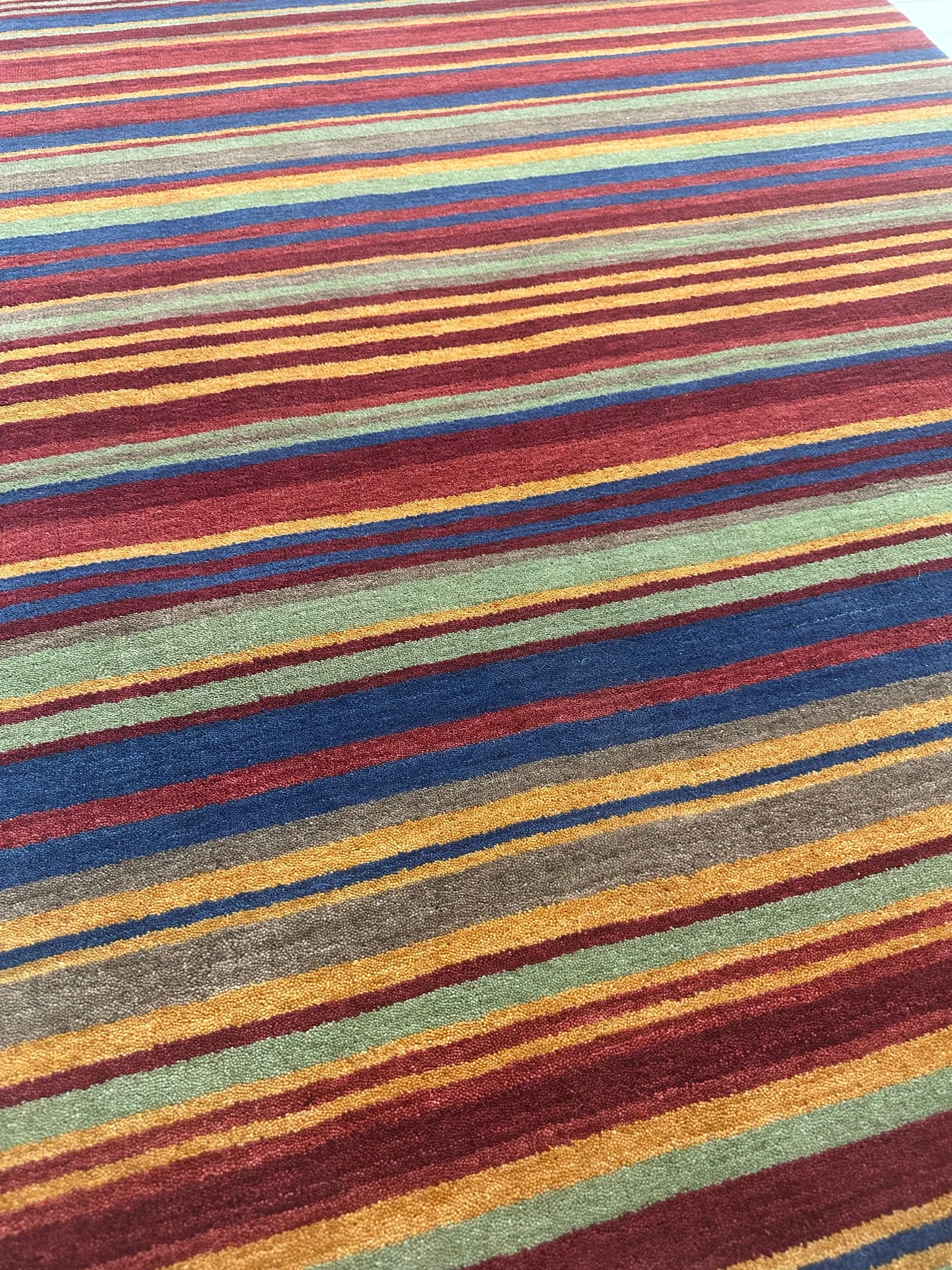 Spice Chilli Runner Stripe Rug