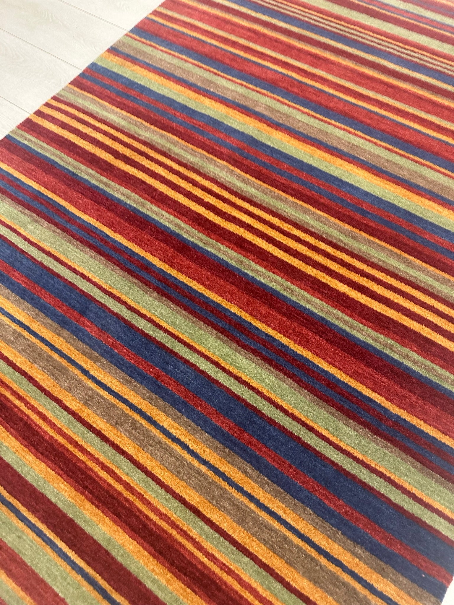 Spice Chilli Runner Stripe Rug