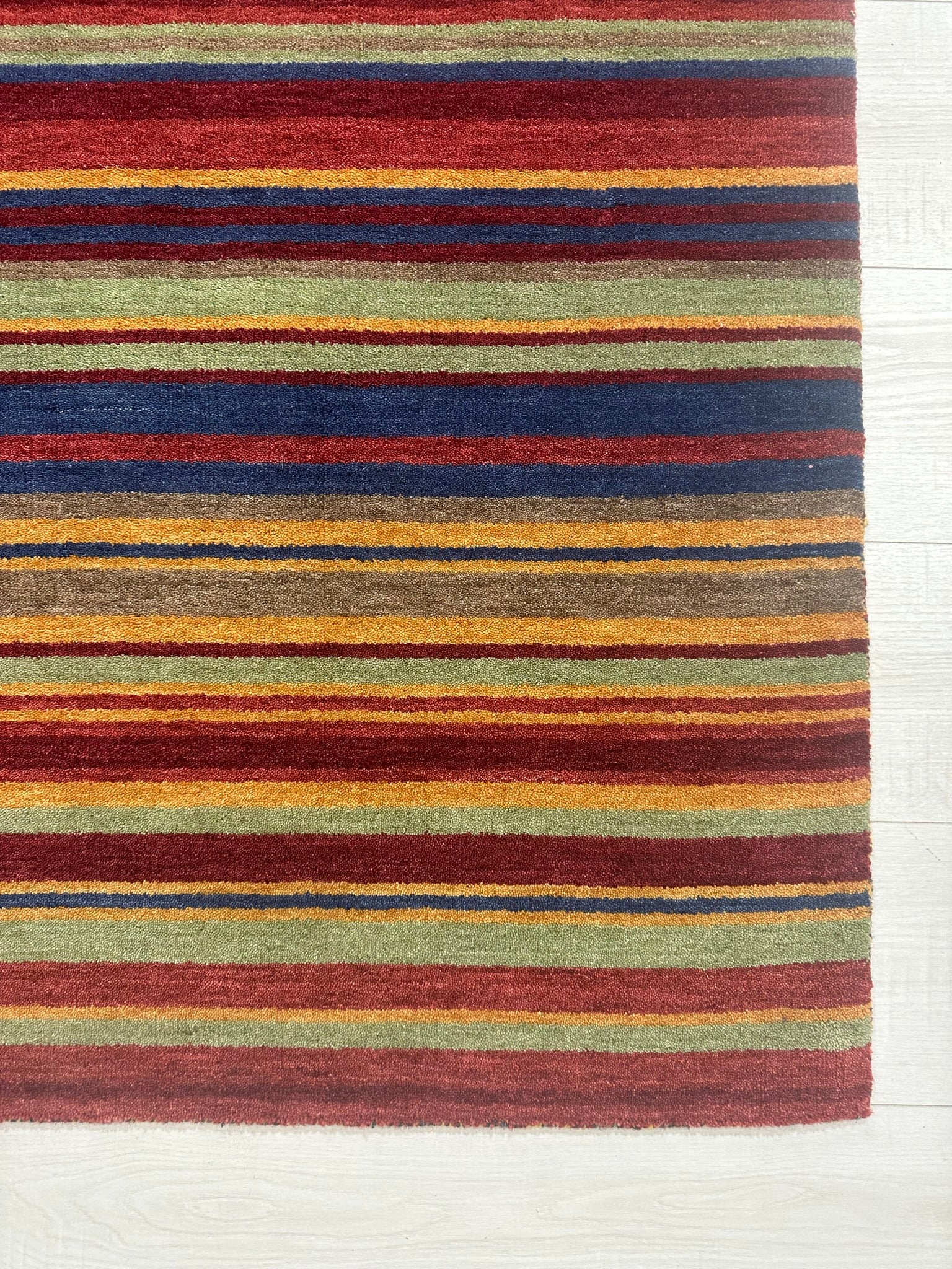 Spice Chilli Runner Stripe Rug