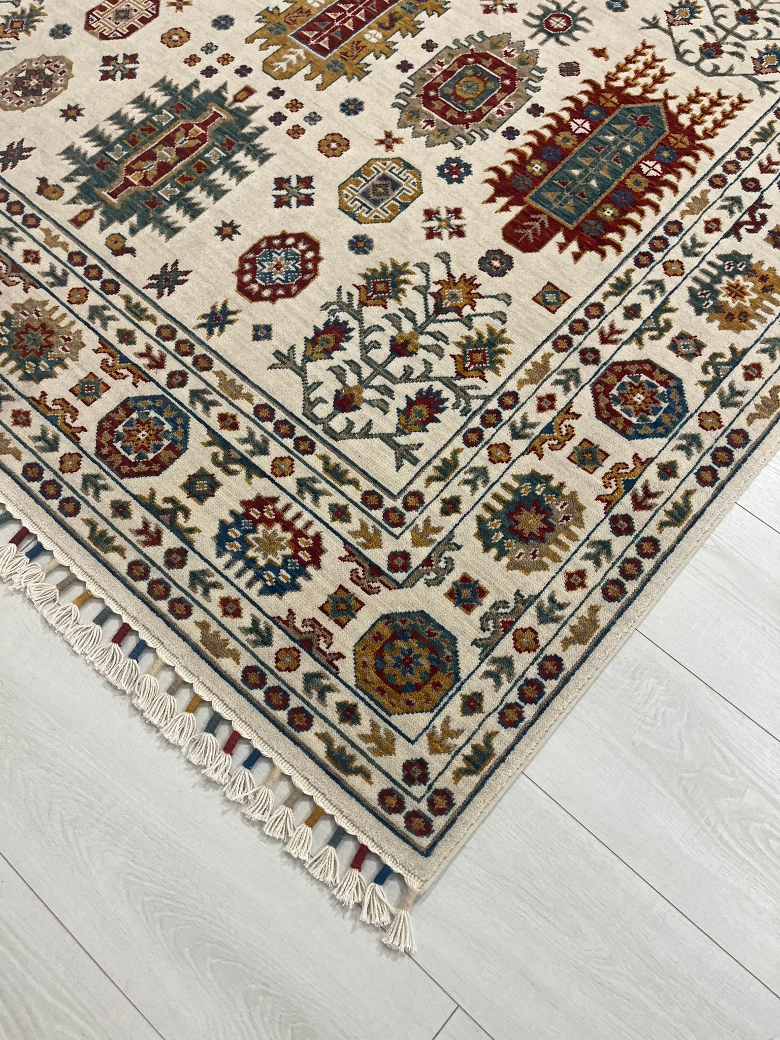 Malaki Kazak Ivory Rug