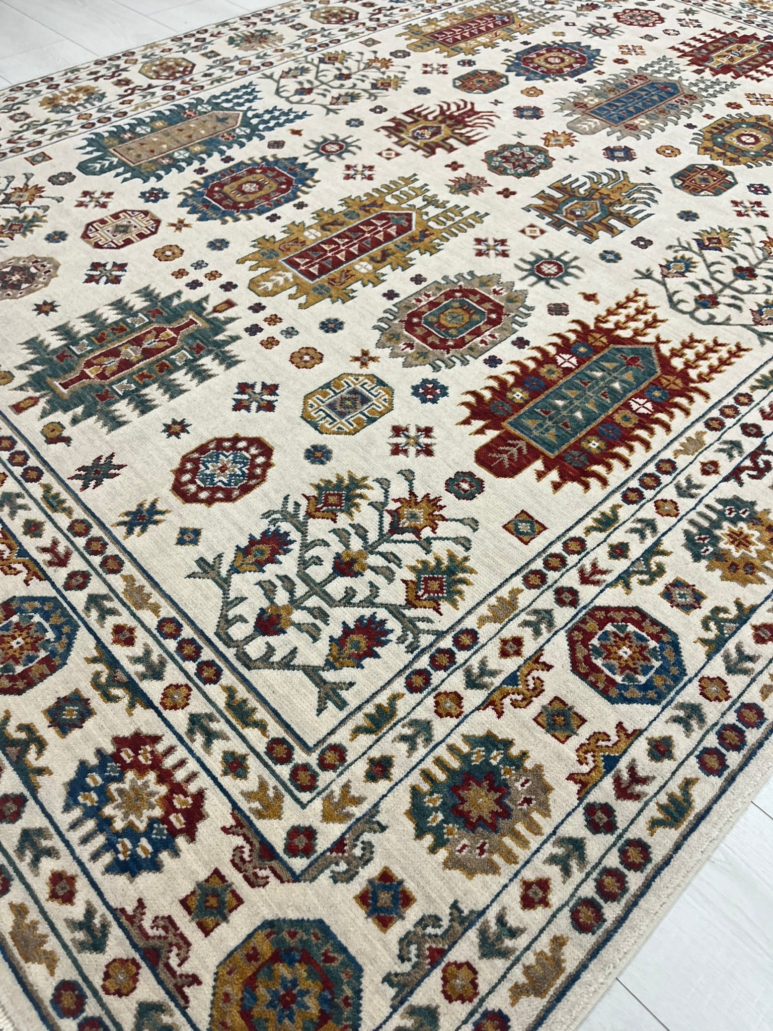 Malaki Kazak Ivory Rug