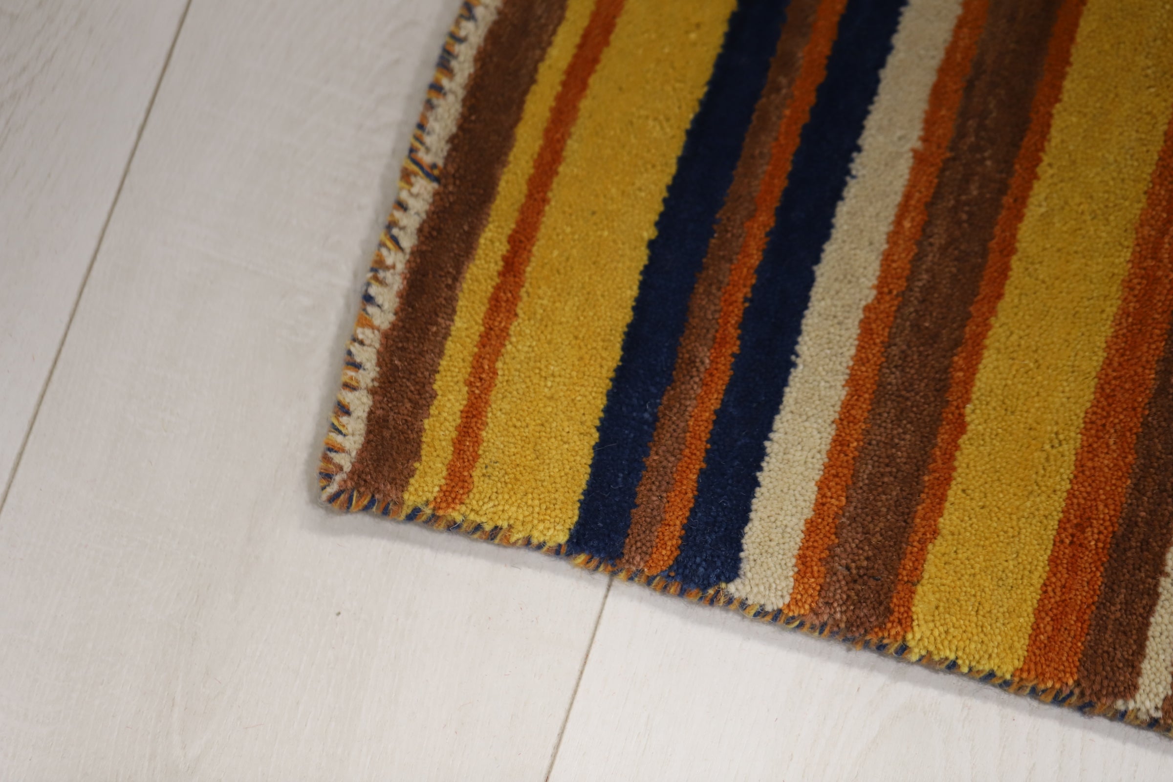 Spice Paprika Runner Stripe Rug