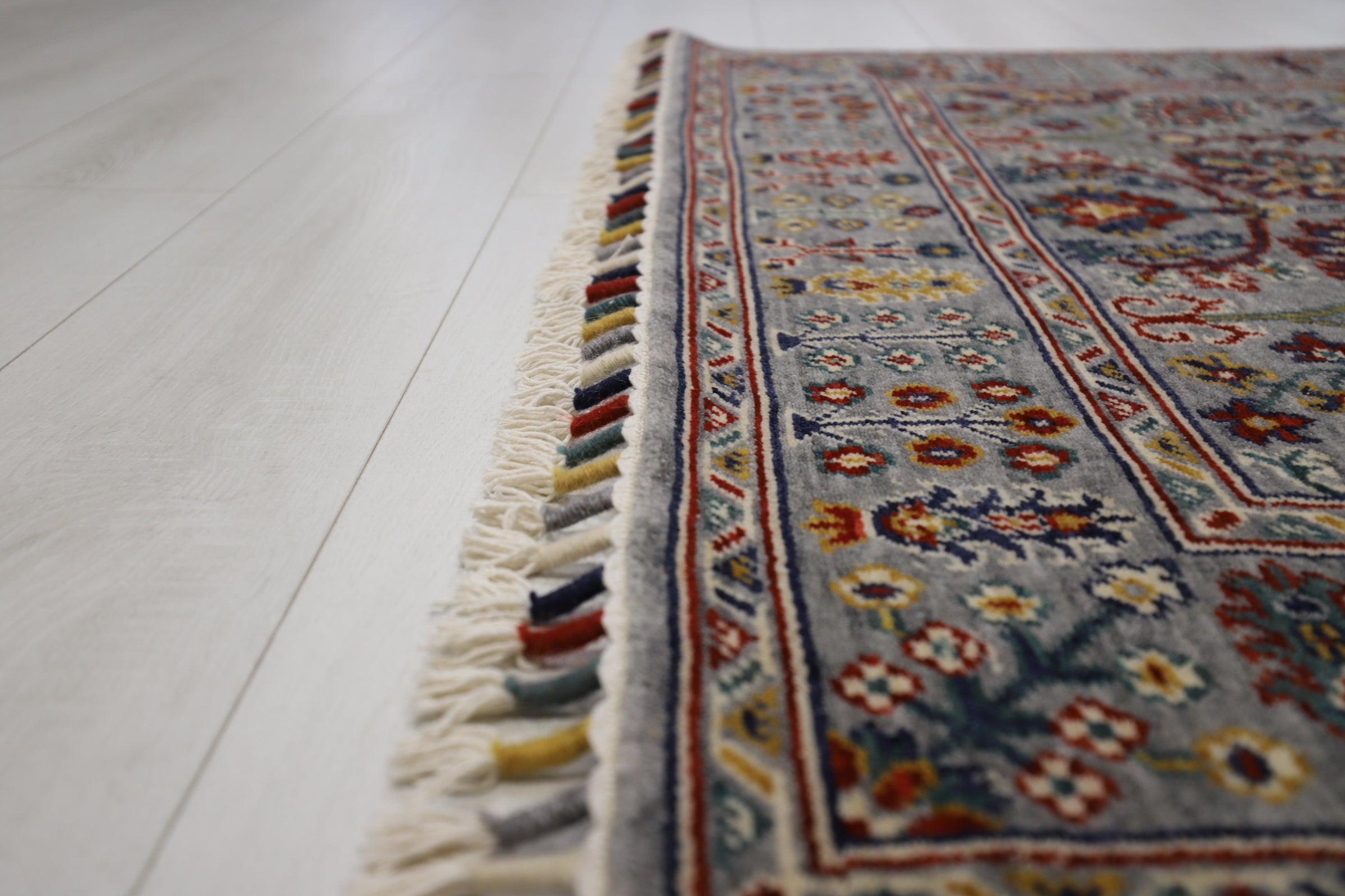 Malaki Kazak Grey Rug