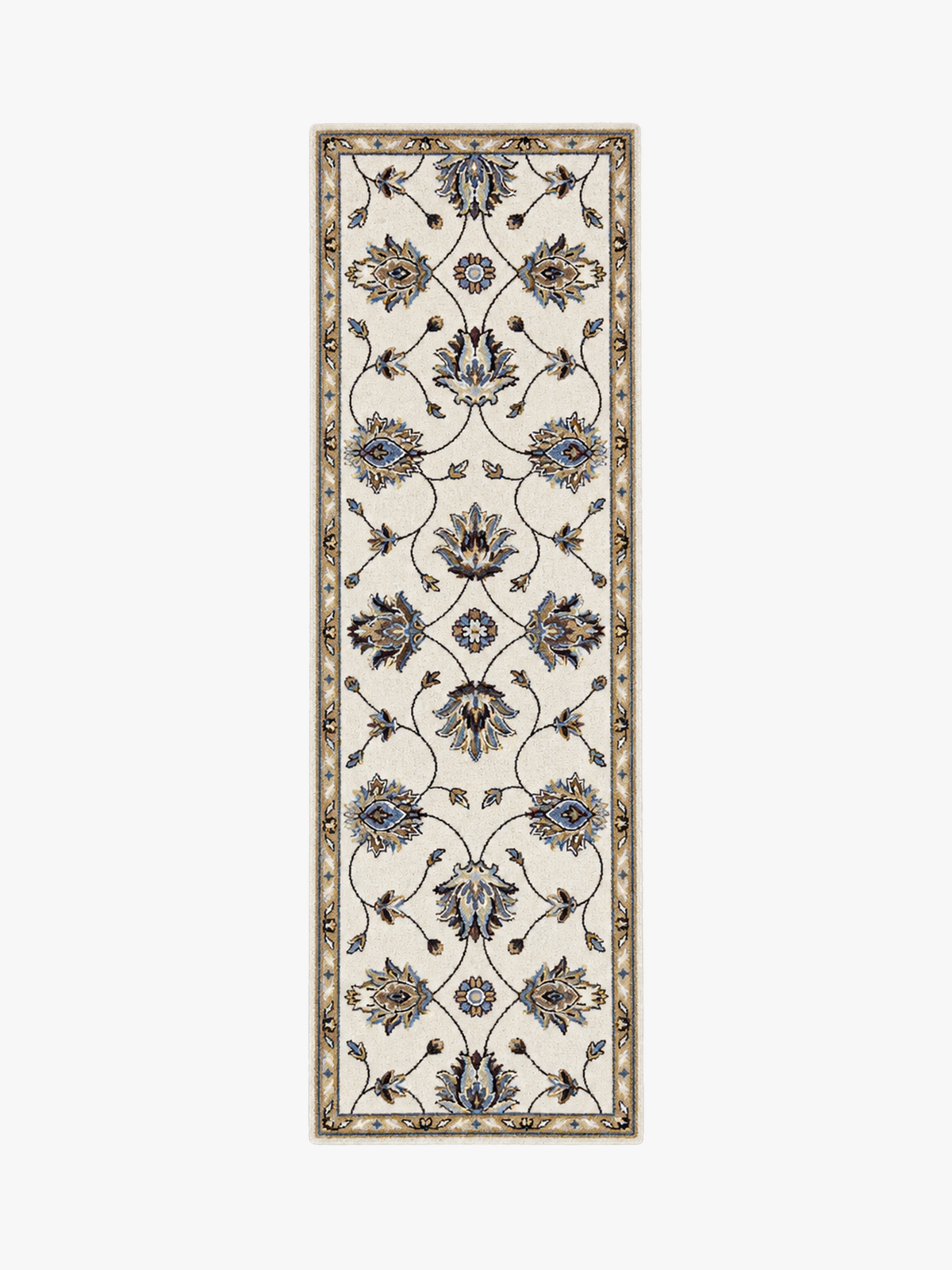 Sarnath Ivory Runner Rug