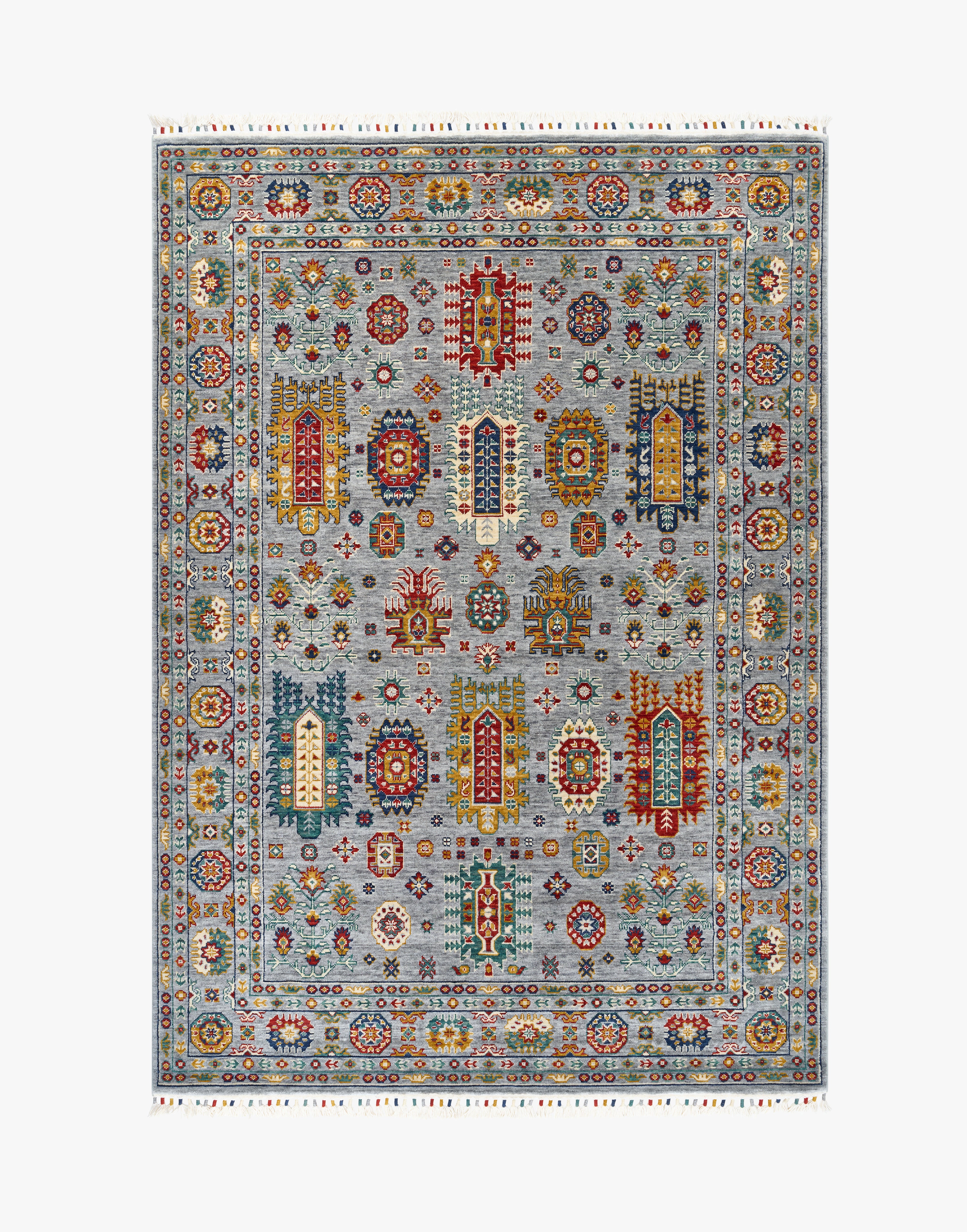 Malaki Kazak Grey Rug