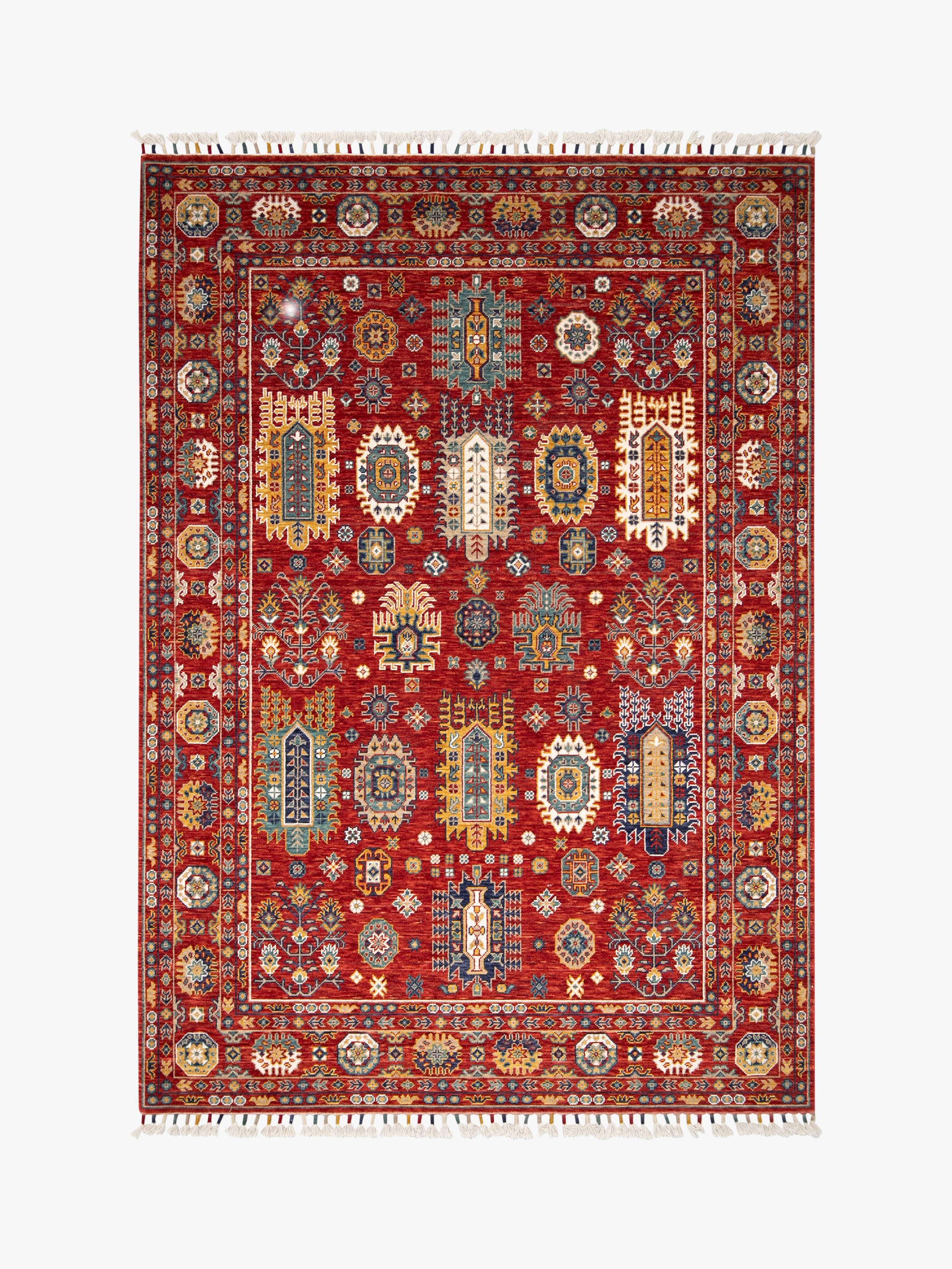 Malaki Kazak Red Rug