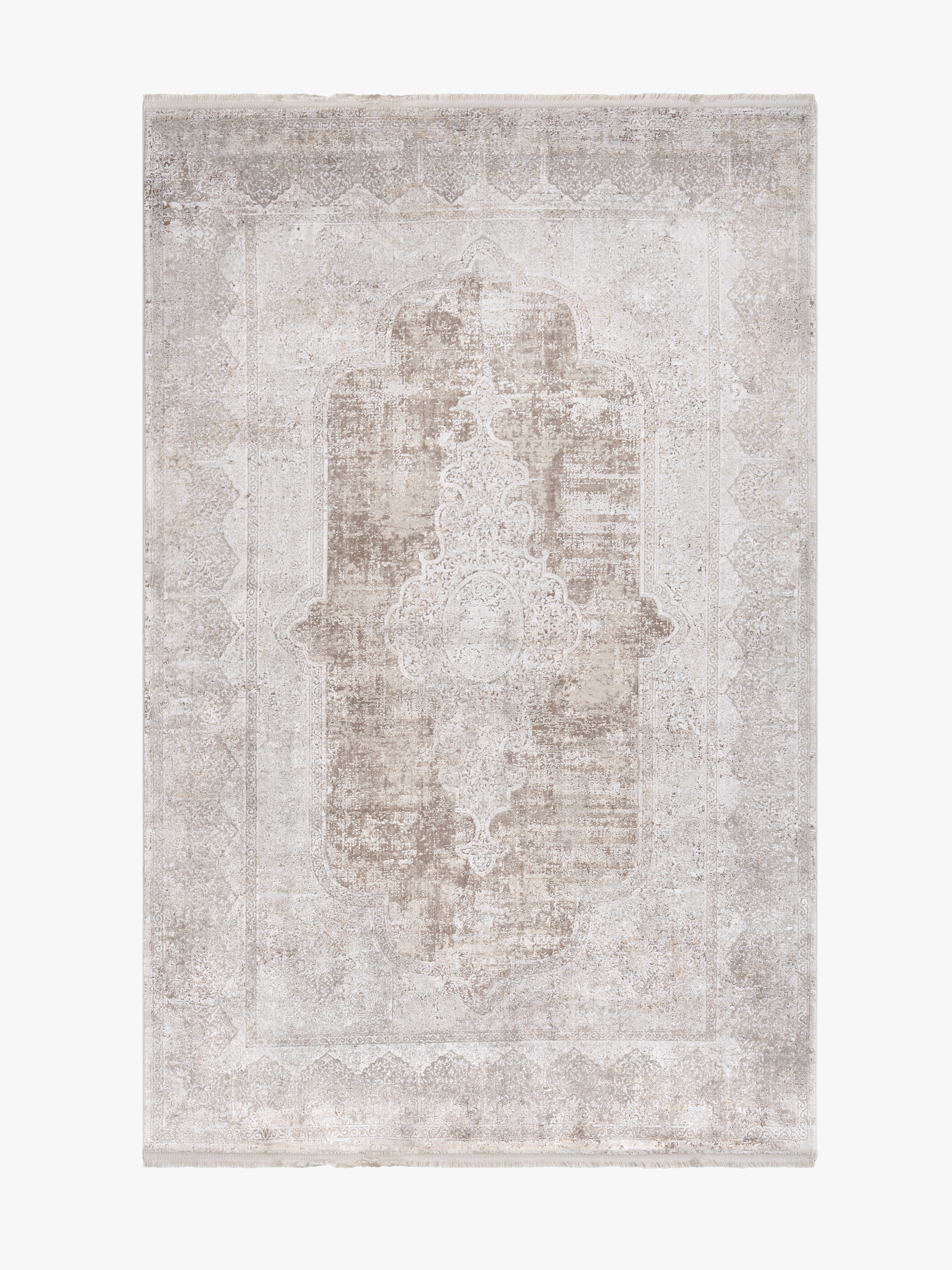 Toros Distressed Medallion Natural Rug