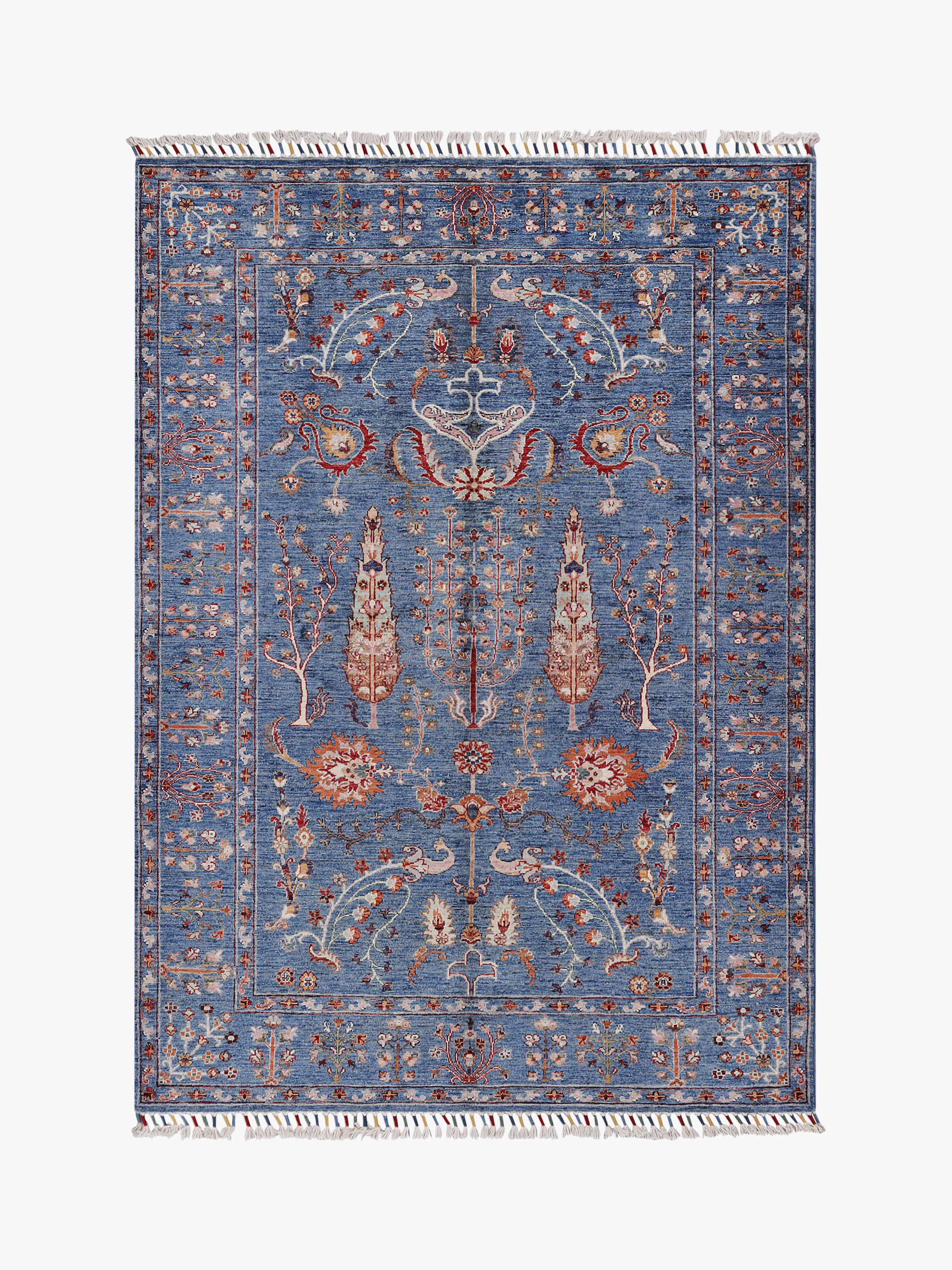 Pictorial Grove Blue Rug