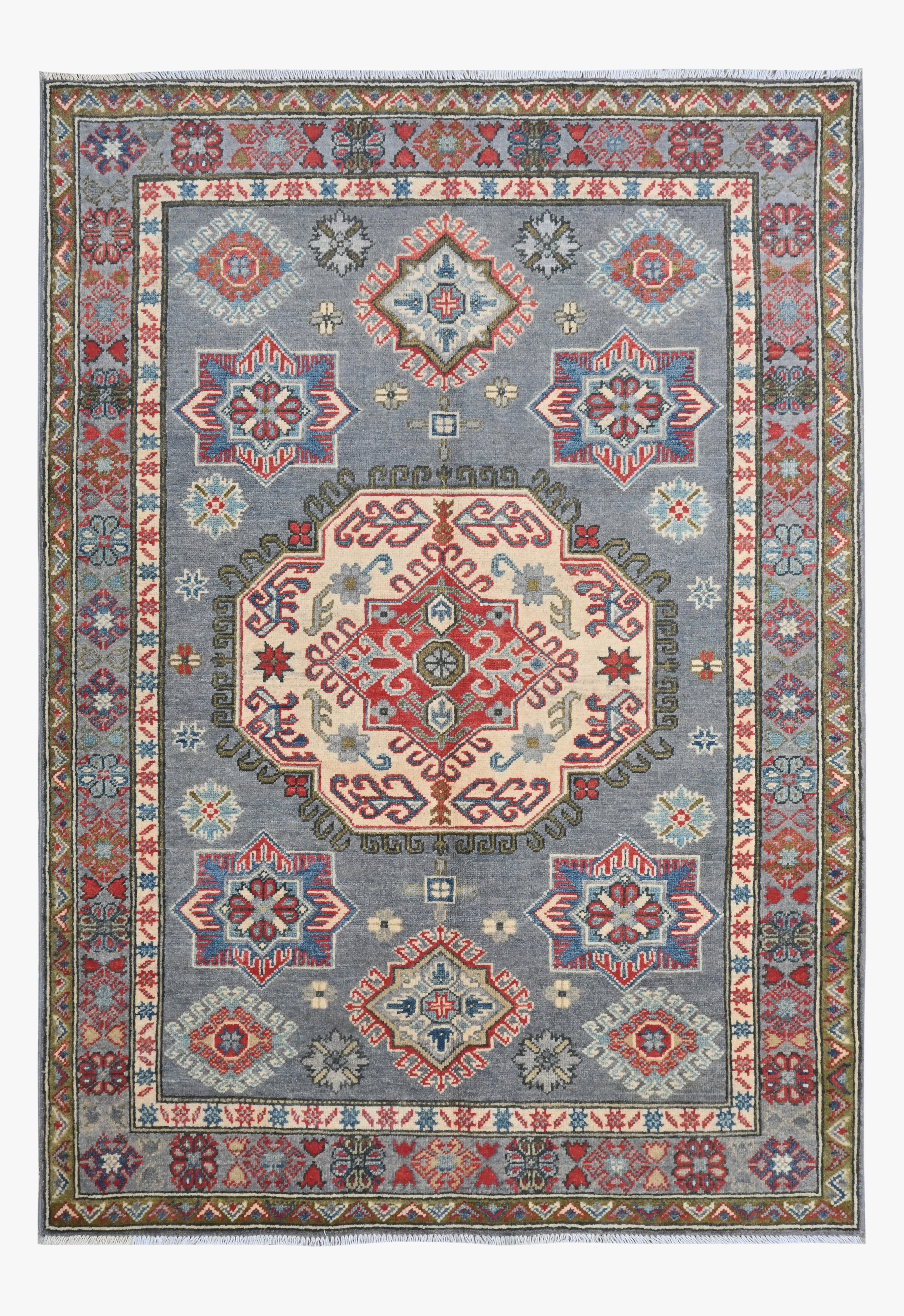 Kazak Grey Rug PC 54343 - 1.73m X 1.25m