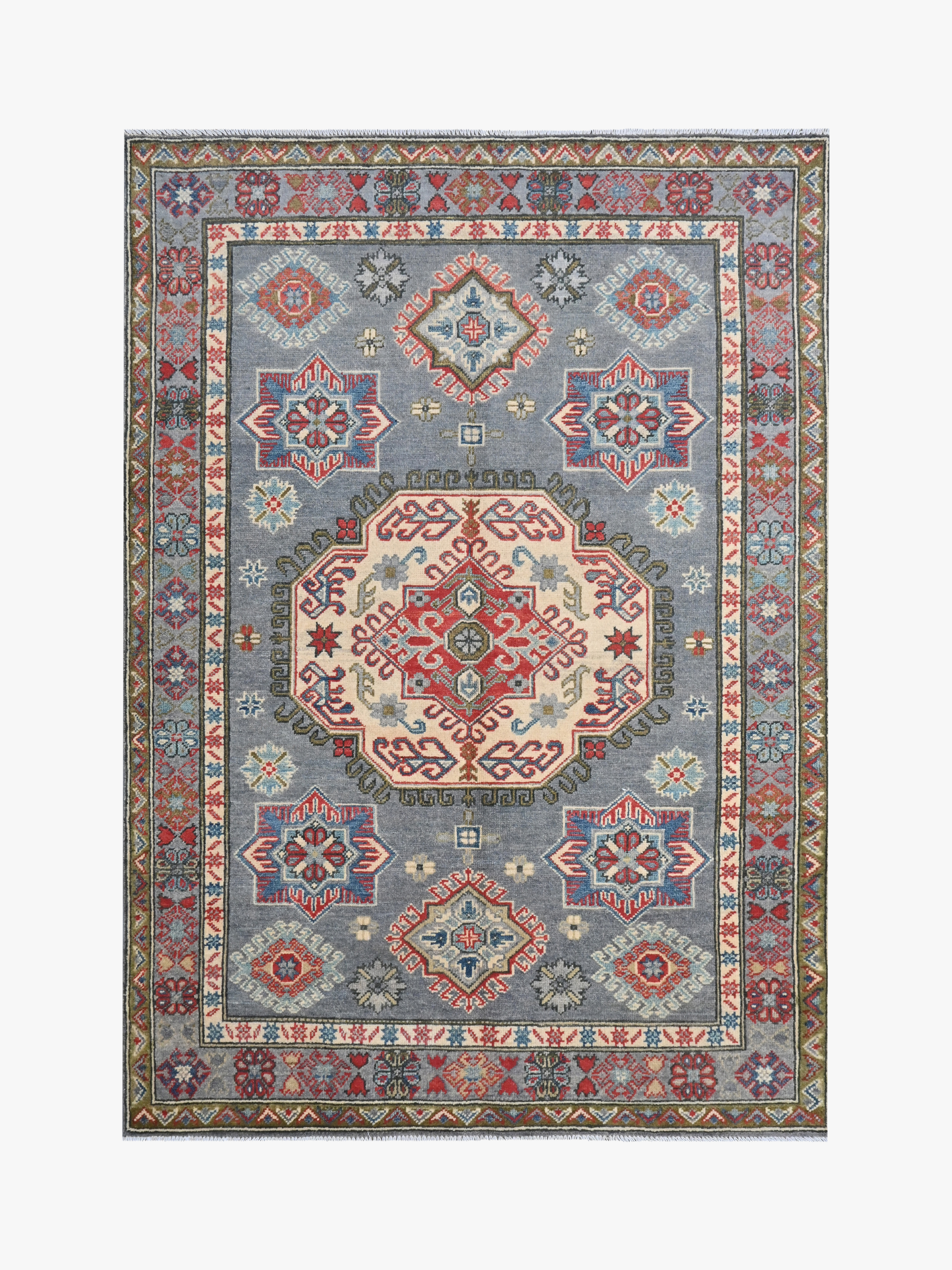 Kazak Grey Rug PC 54343 - 1.73m X 1.25m