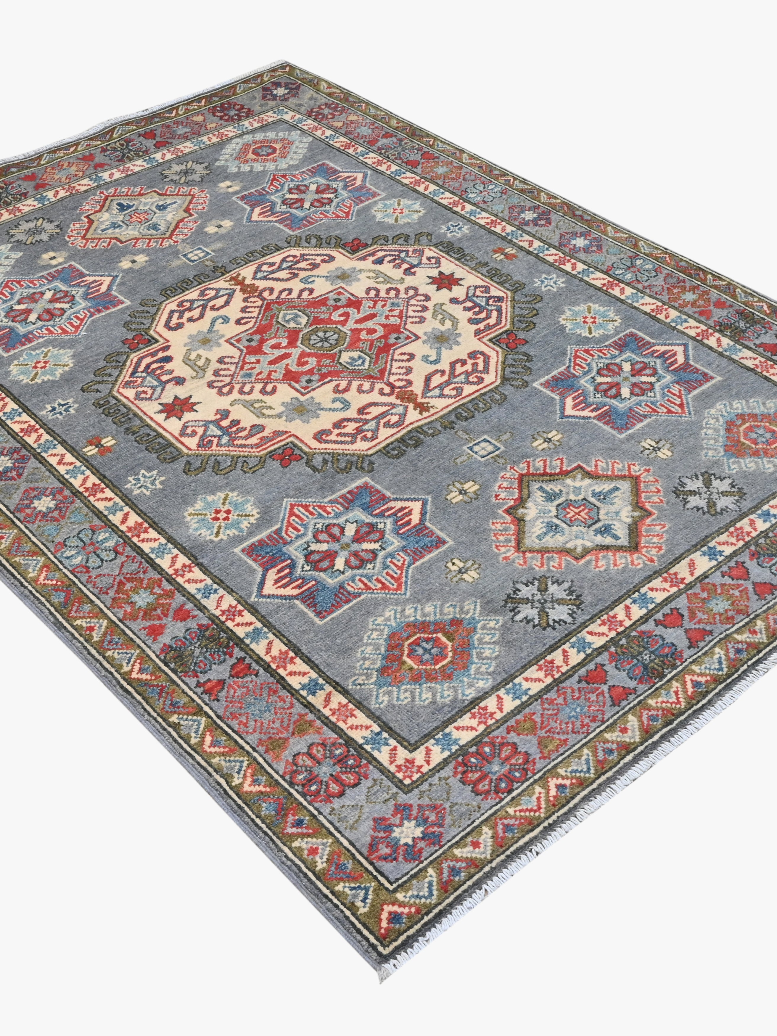 Kazak Grey Rug PC 54343 - 1.73m X 1.25m