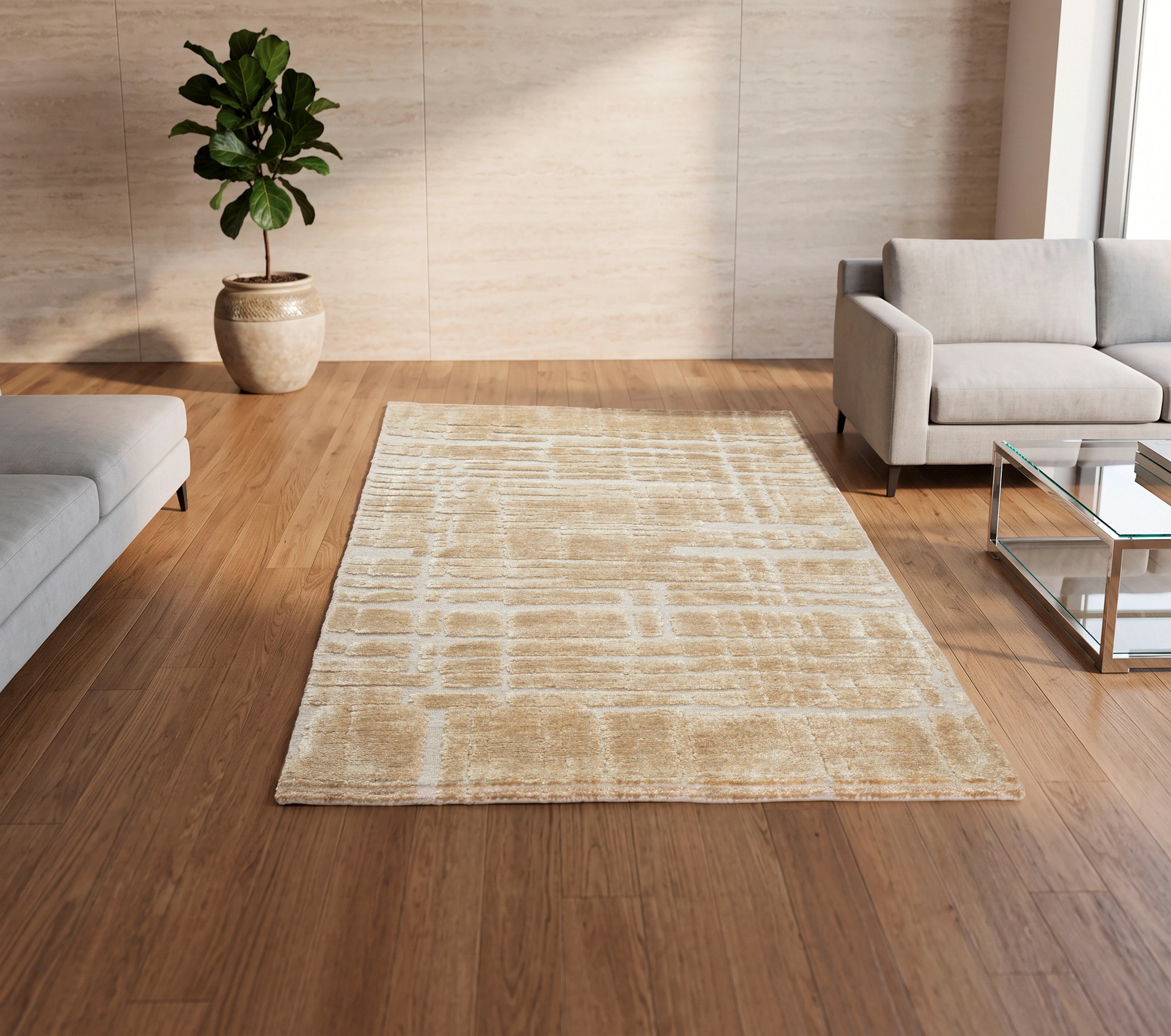 Devonshire Rizel Gold Rug