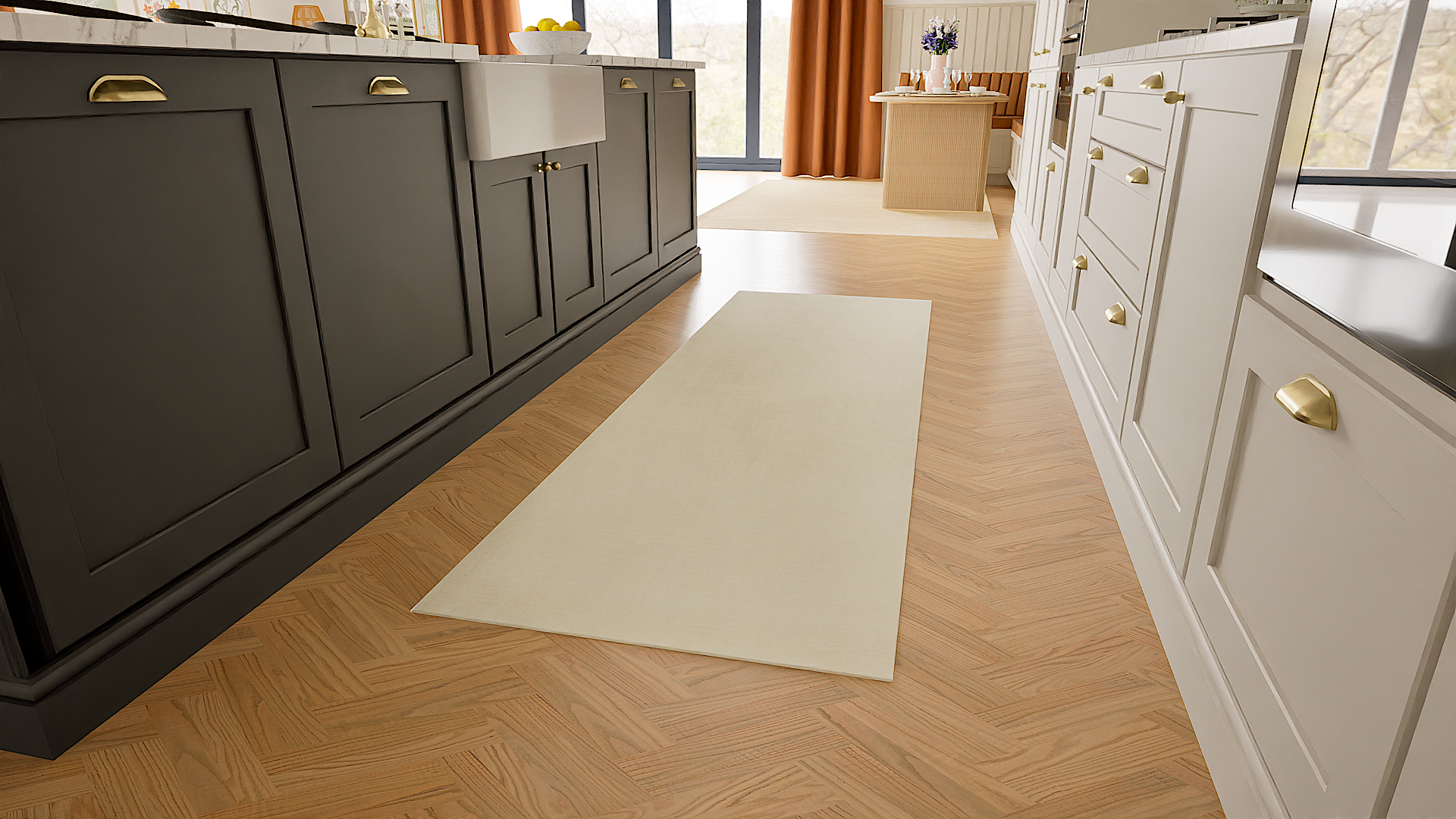 Savannah Ivory Runner Rug