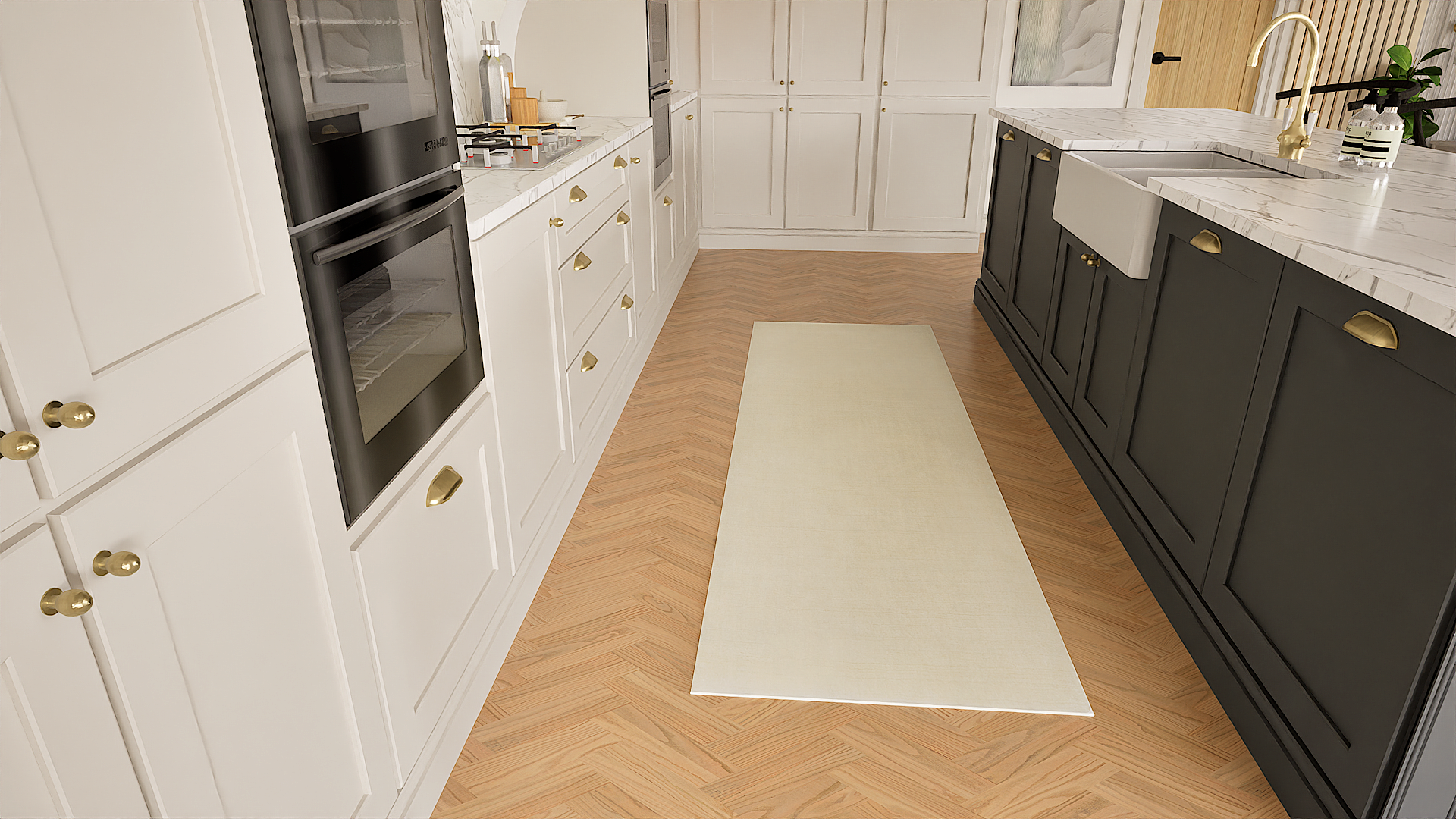 Savannah Ivory Runner Rug