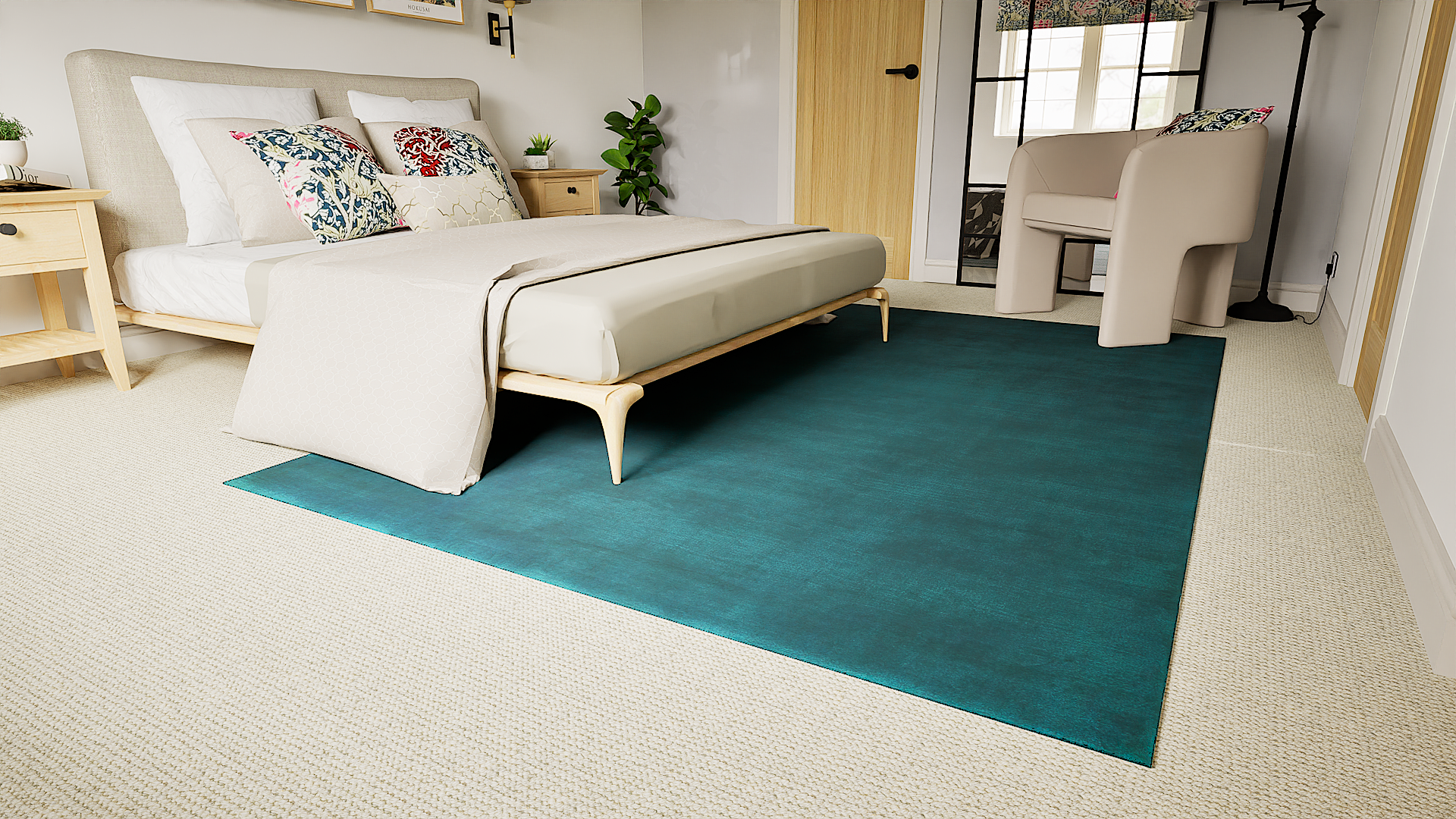 Savannah Peacock Rug