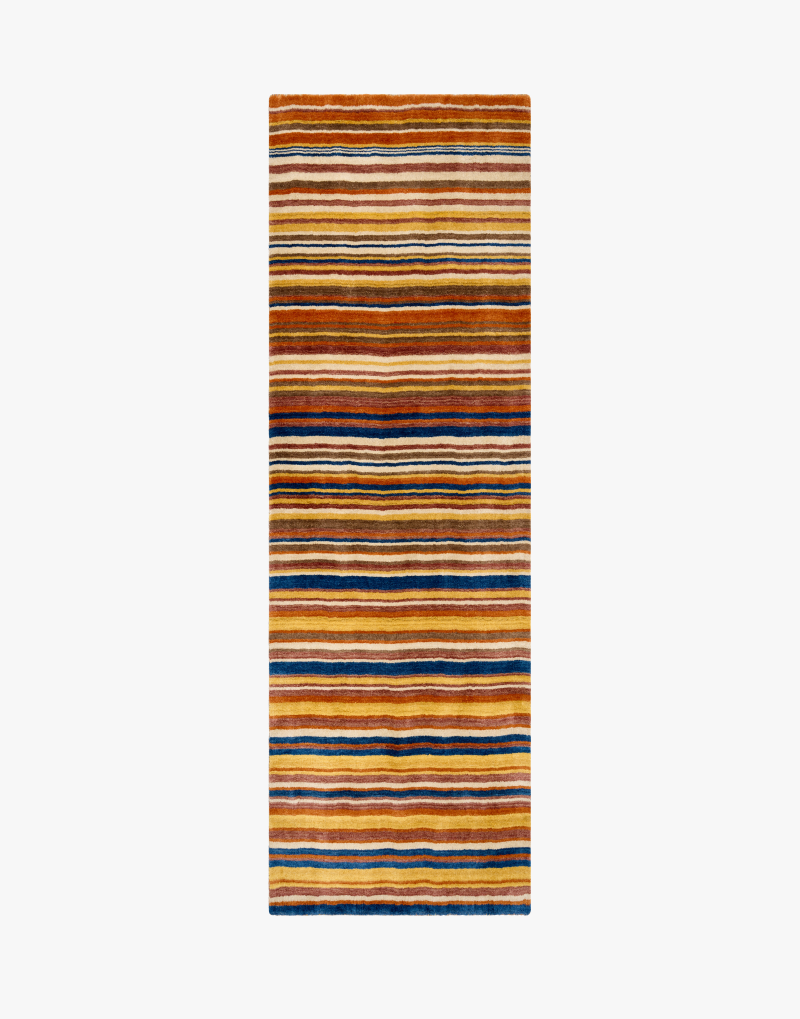 Spice Paprika Runner Stripe Rug