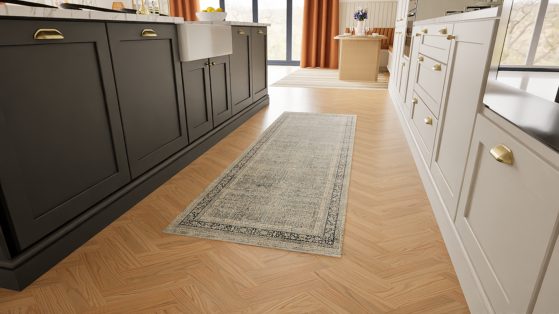 Heritage Tabriz Runner Rug