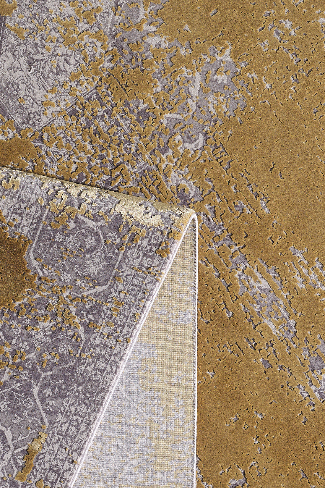Toros Distressed Ziegler Gold Rug
