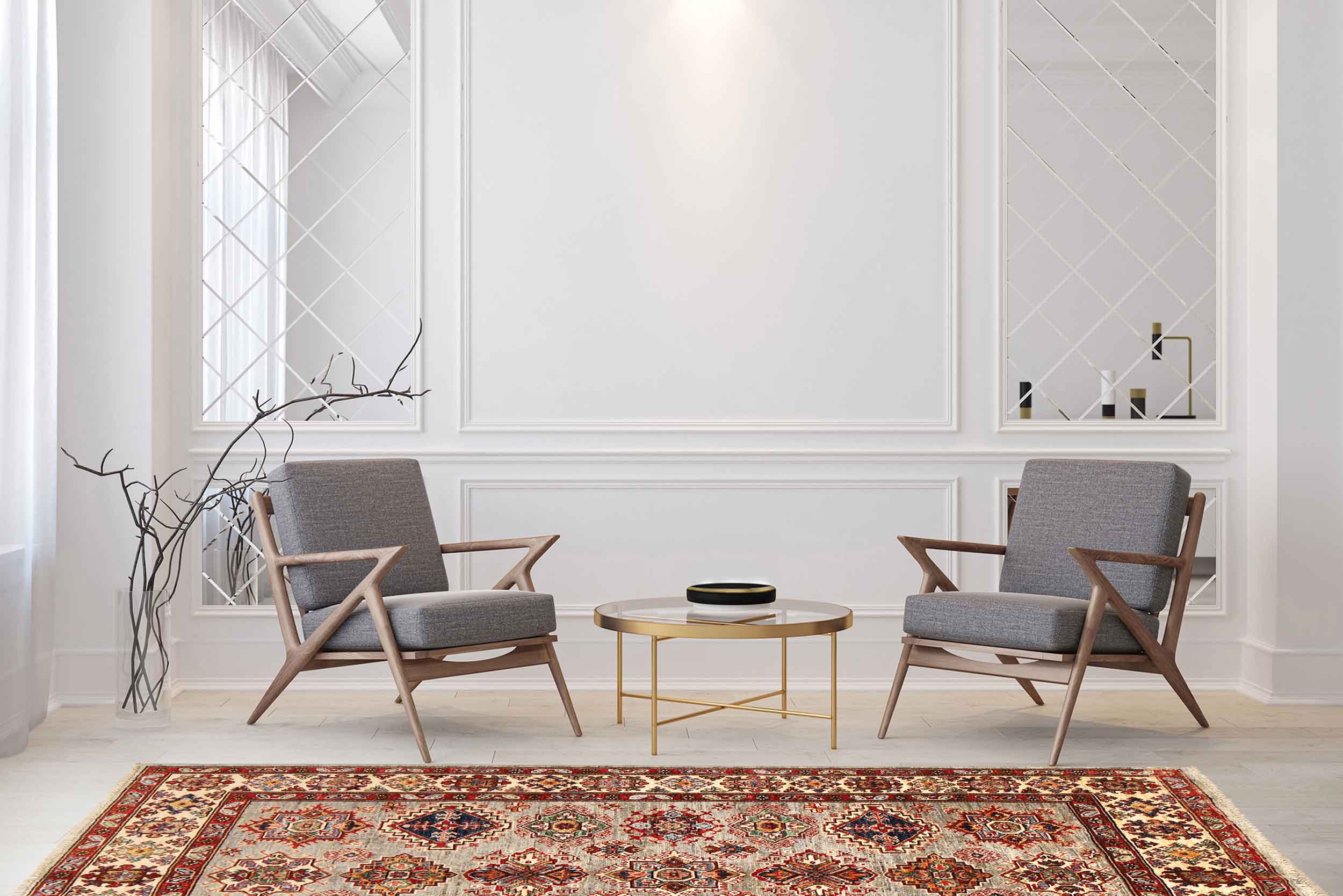 Supreme Kazak Grey Rug PC 50037 - 1.72m X 1.31m