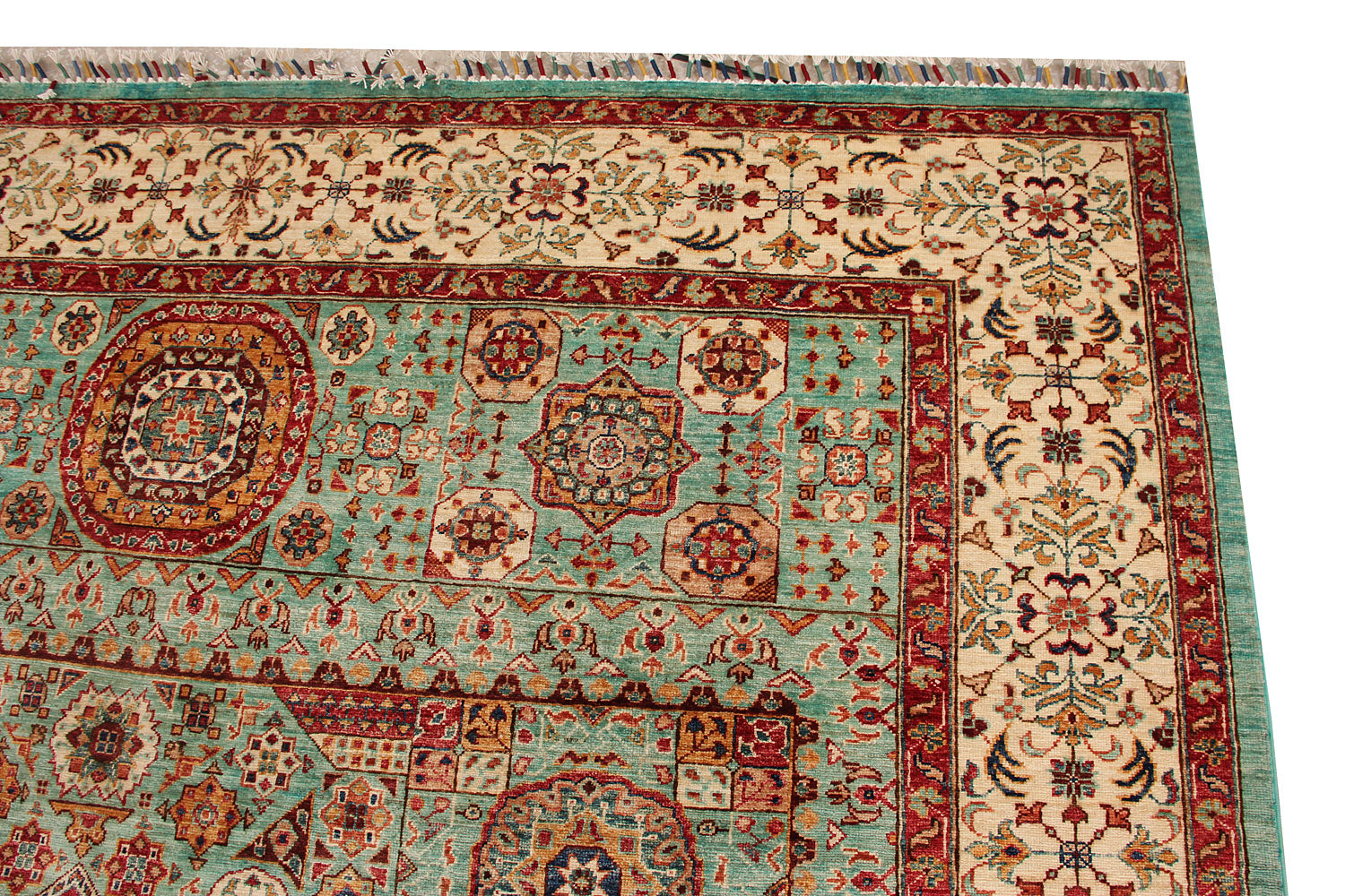 Mamluk Green Rug PC 50251 - 3.14m X 2.49m