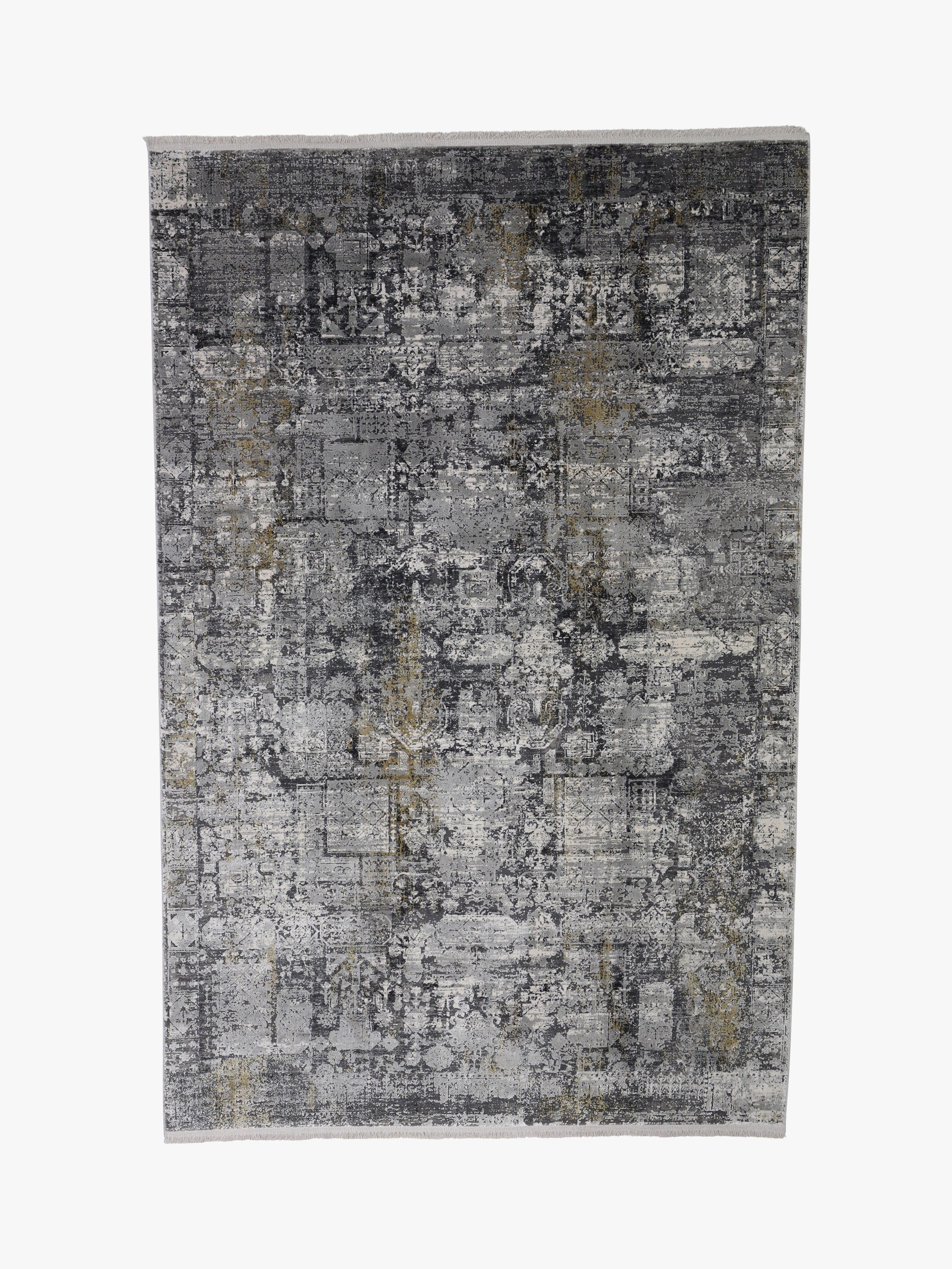 Toros Distressed Grace Frost Grey Rug