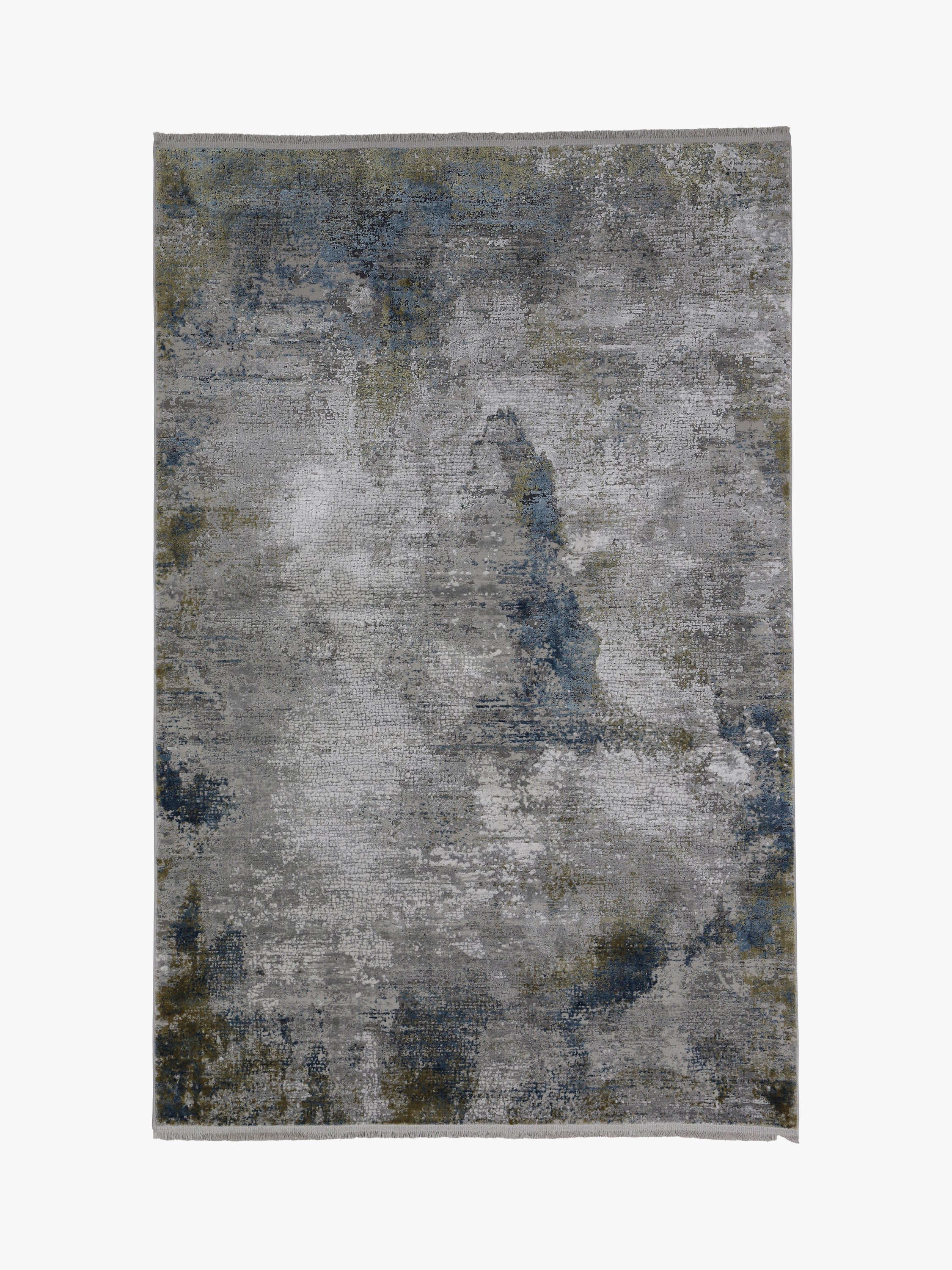 Toros Distressed Illusion Ice Blue Rug