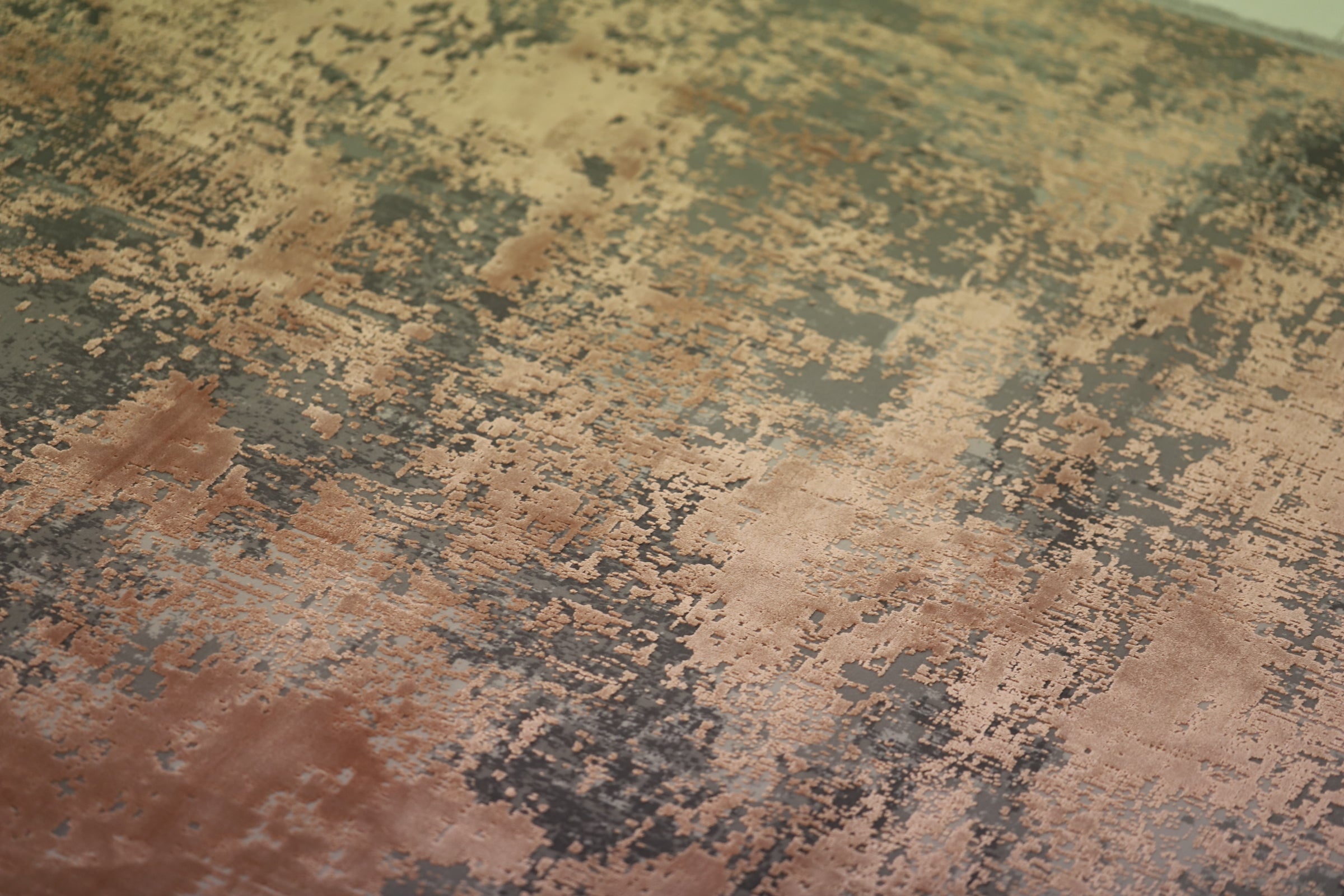 Toros Distressed Ombre Terracotta Pink Rug