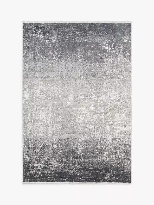 Toros Distressed Ombre Charcoal / Silver Rug