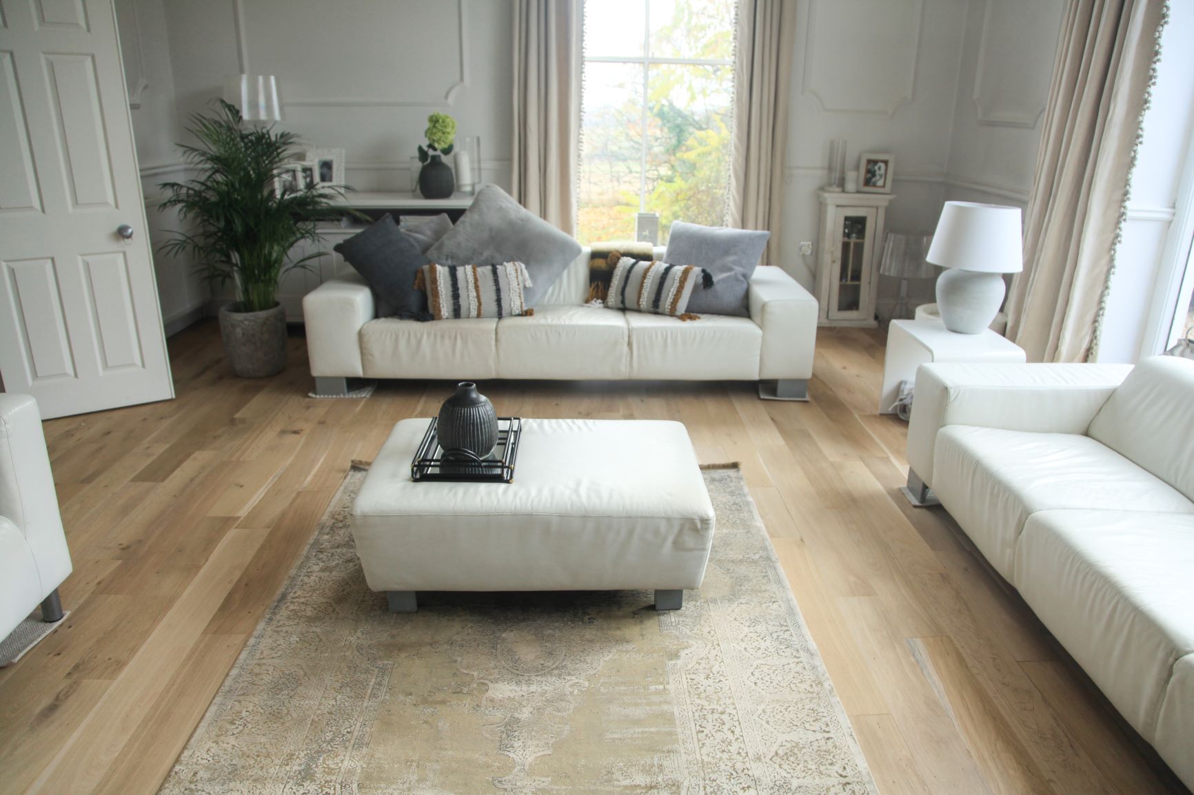 Toros Distressed Medallion Mink Overdyed Rug