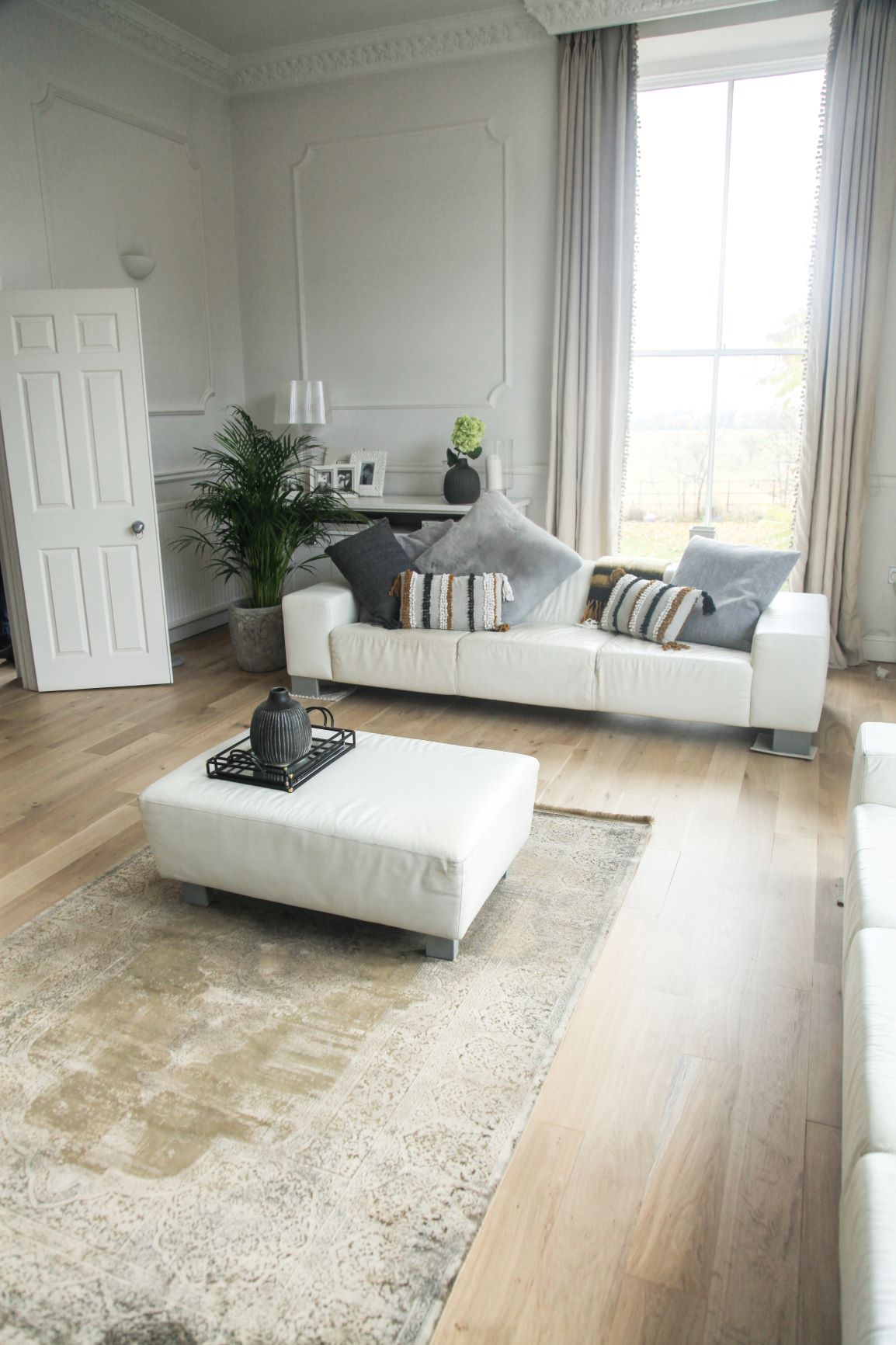 Toros Distressed Medallion Mink Overdyed Rug