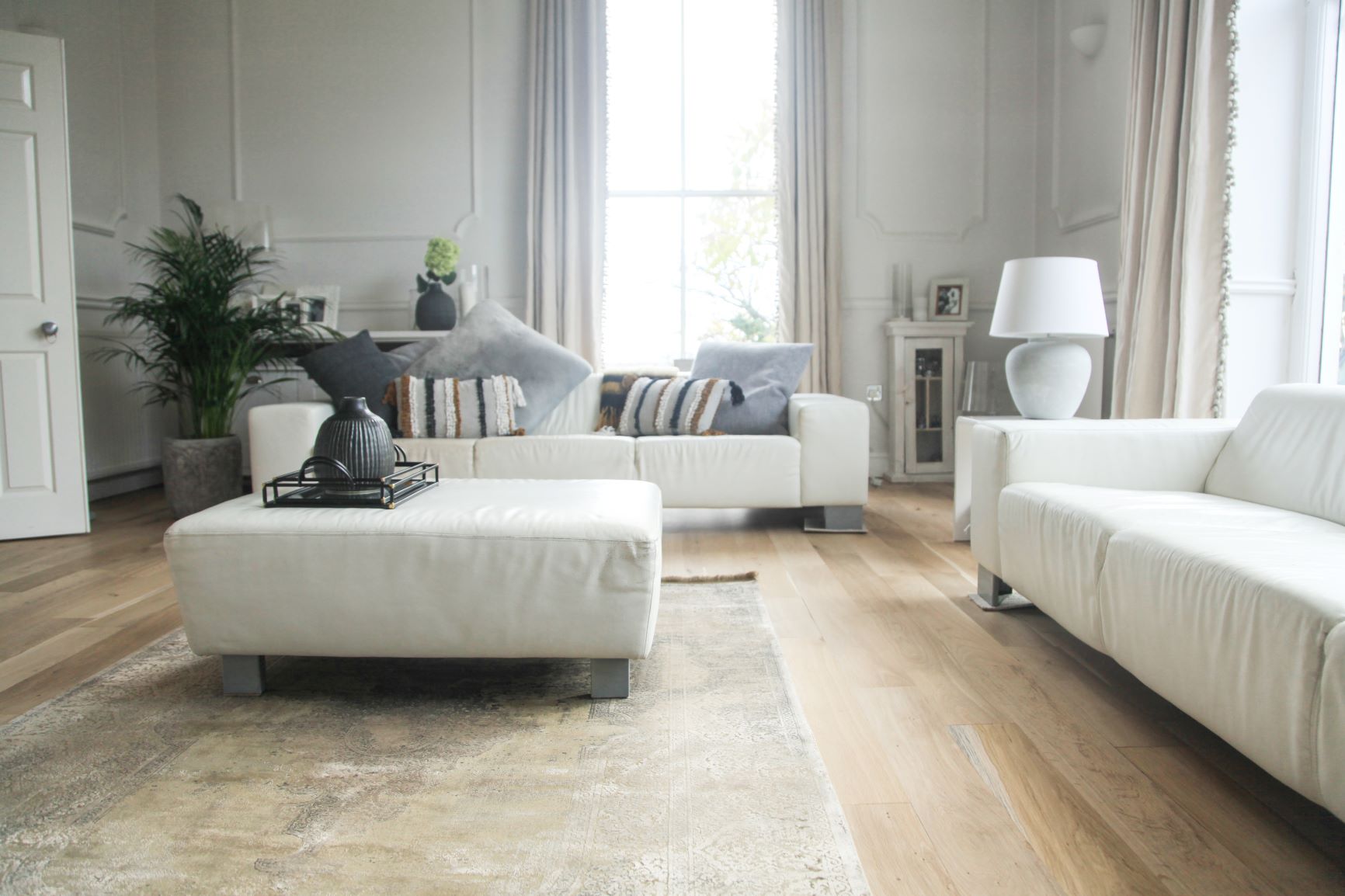 Toros Distressed Medallion Mink Overdyed Rug