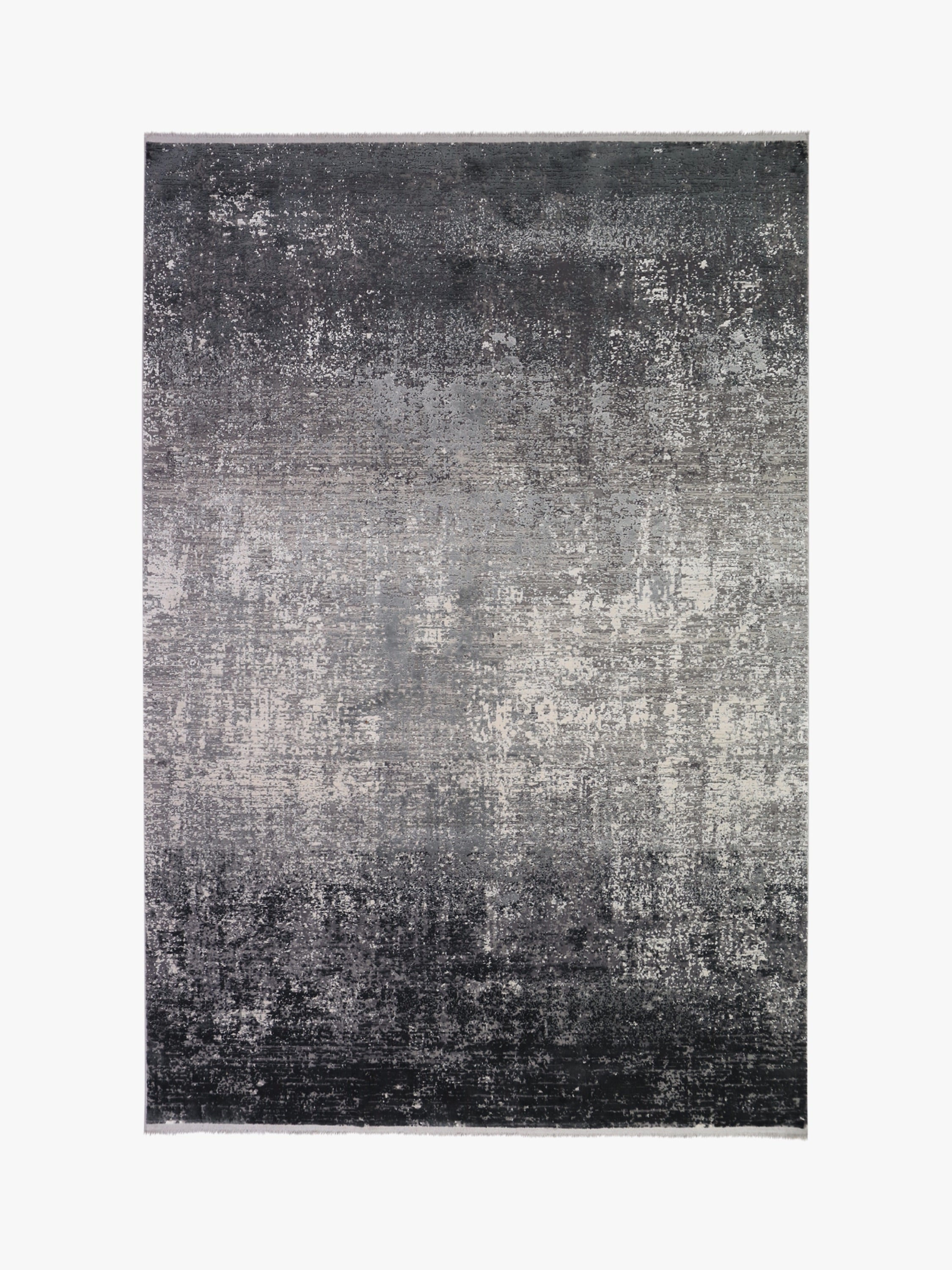 Toros Distressed Ombre Charcoal / Silver Rug