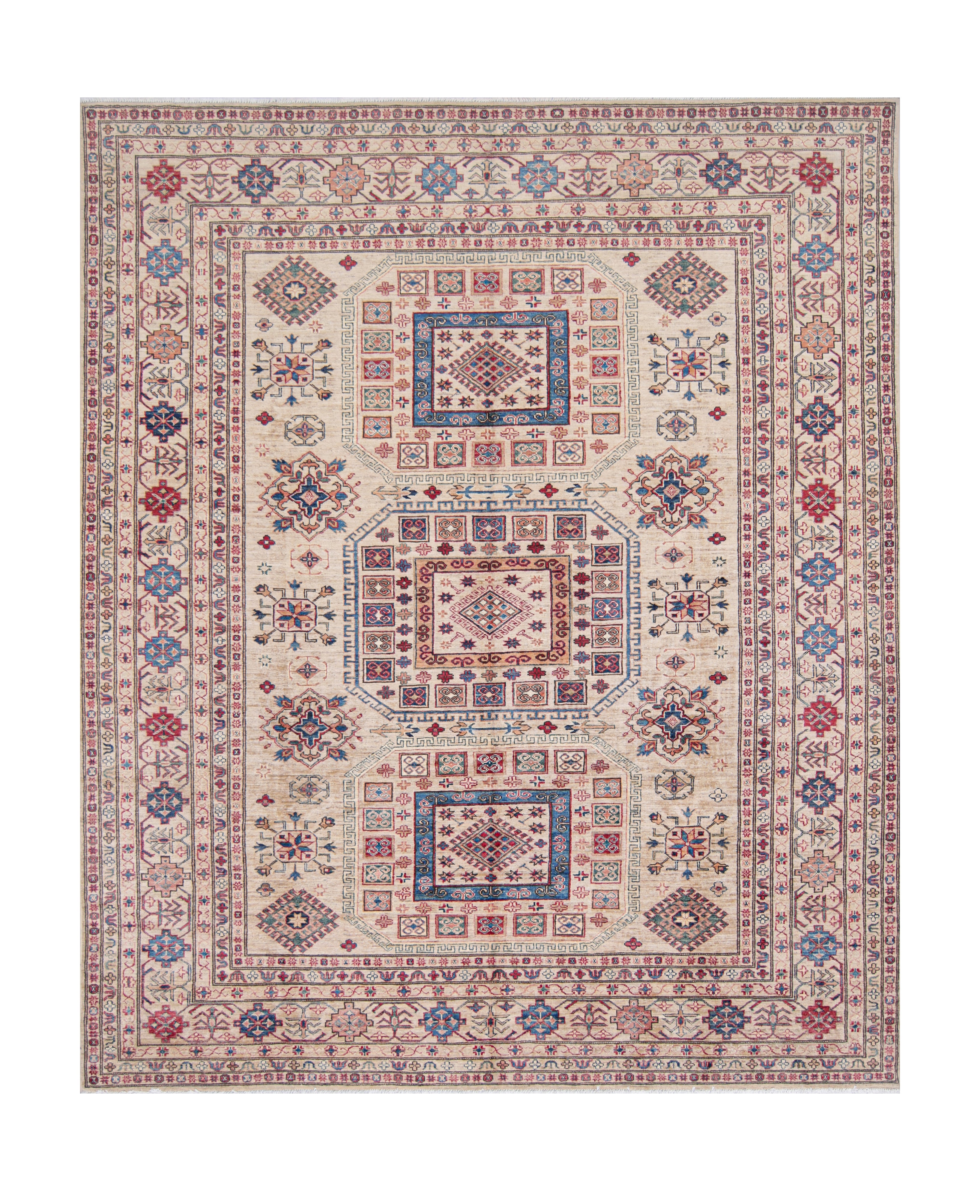Supreme Kazak Beige Rug PC 55305 - 3.04m X 2.53m