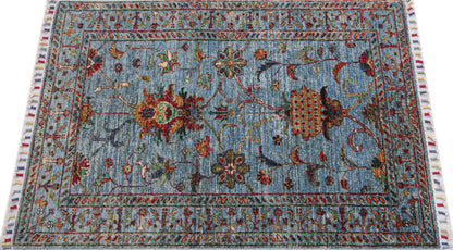 Sultani Blue Rug PC 57471 - 1.14m X 0.79m