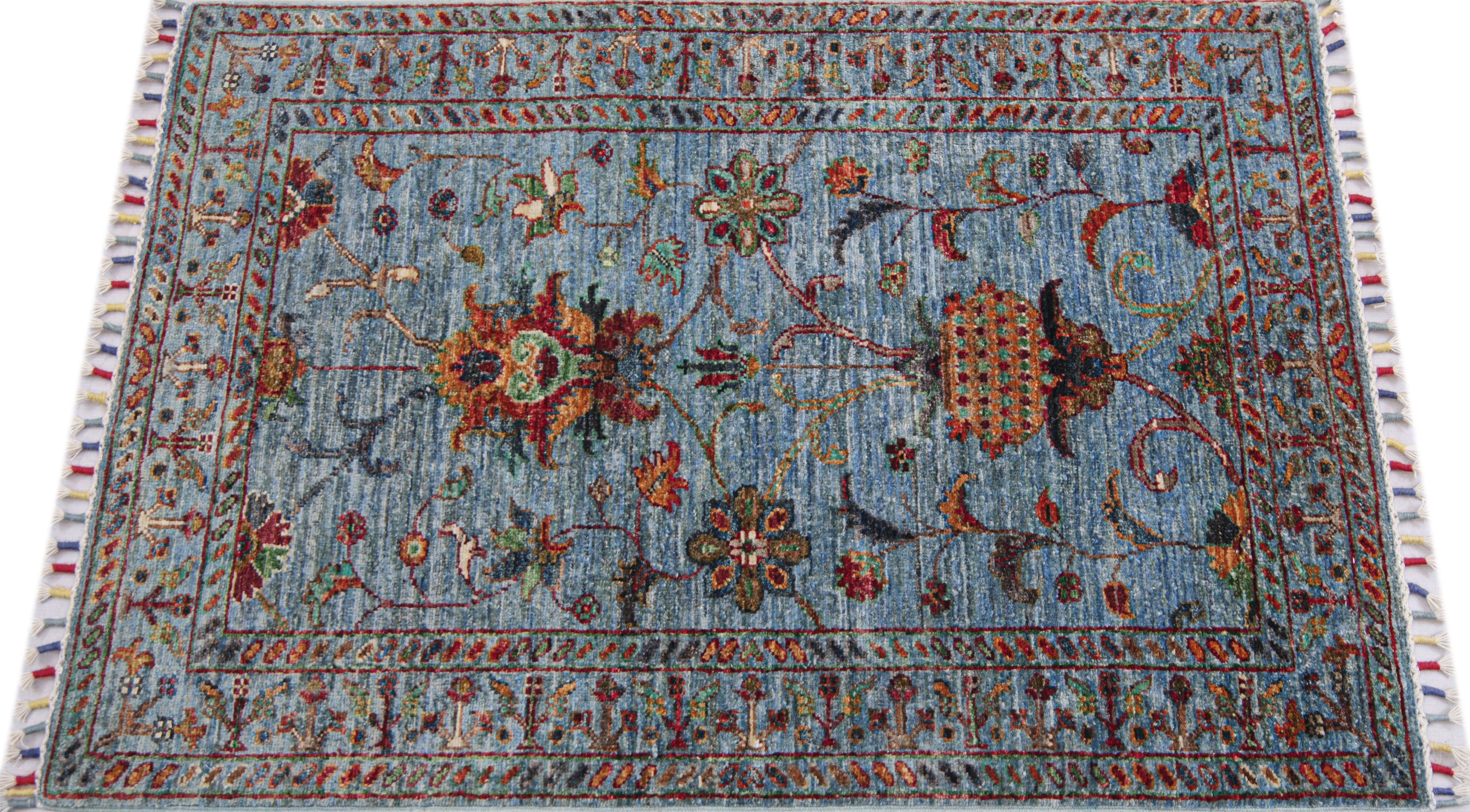 Sultani Blue Rug PC 57471 - 1.14m X 0.79m