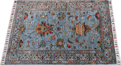 Sultani Blue Rug PC 57472 - 1.17m X 0.80m